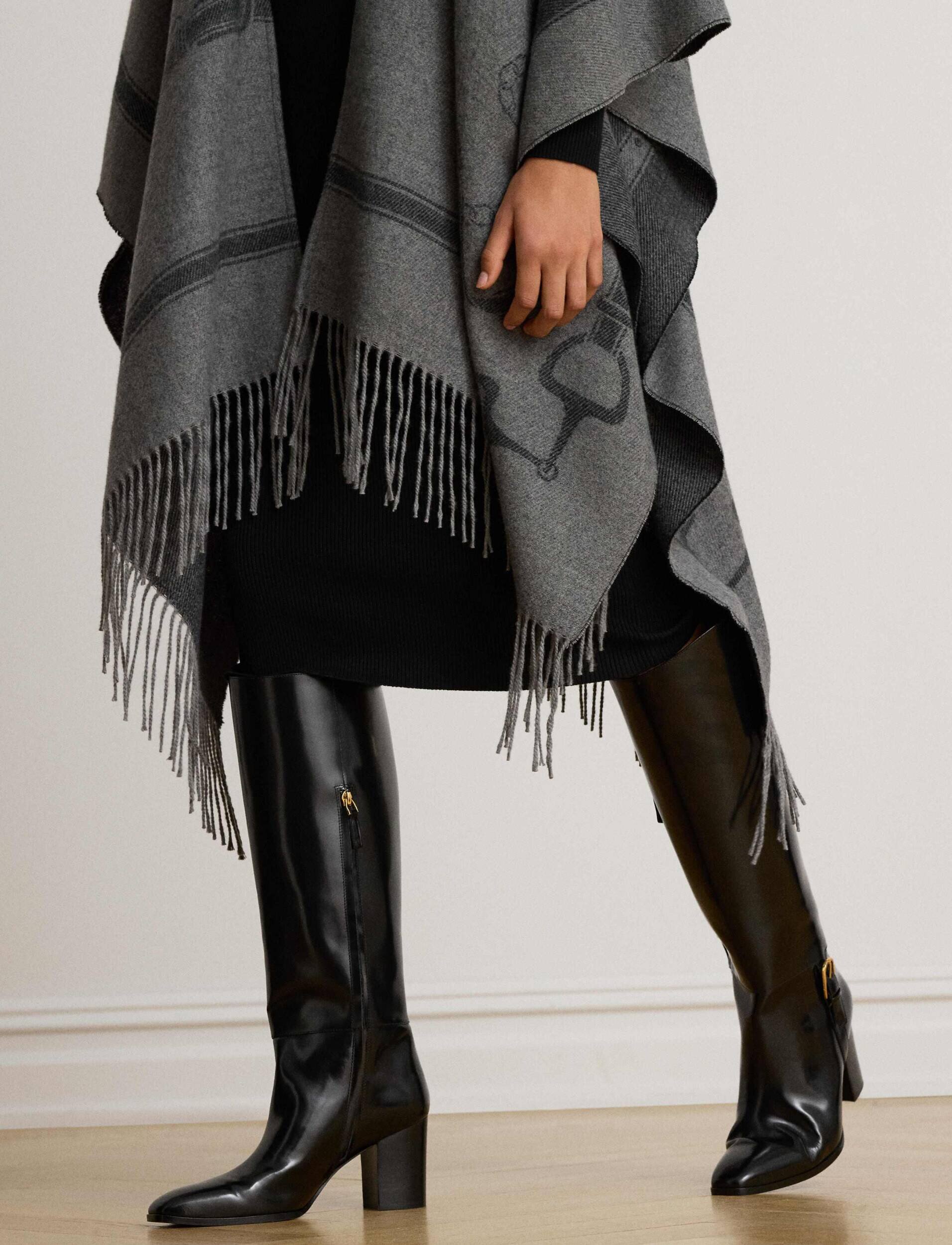 Lauren Ralph Lauren Poncho | Loose fit cu adaos de lână