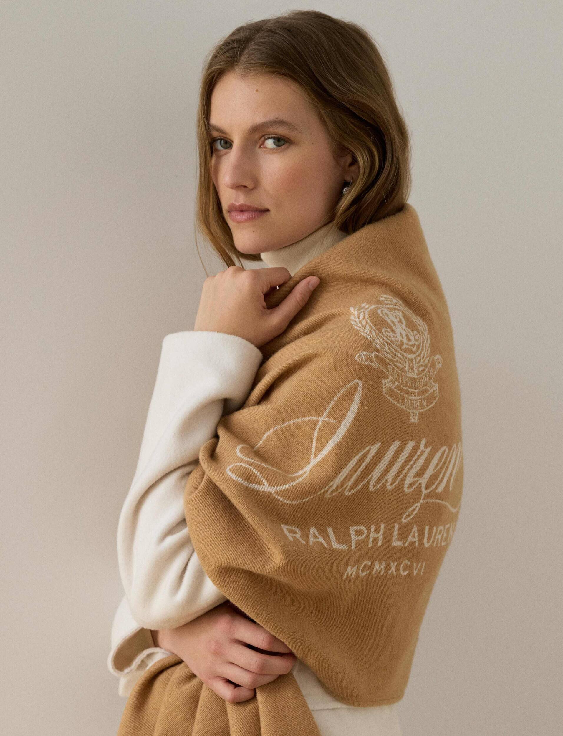 Lauren Ralph Lauren Șal cu adaos de lână