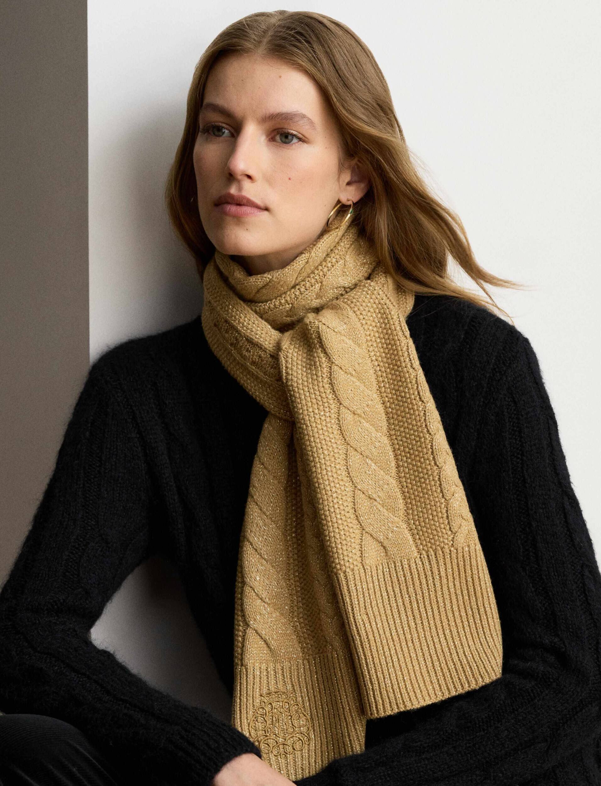 Lauren Ralph Lauren Șal cu adaos de lână