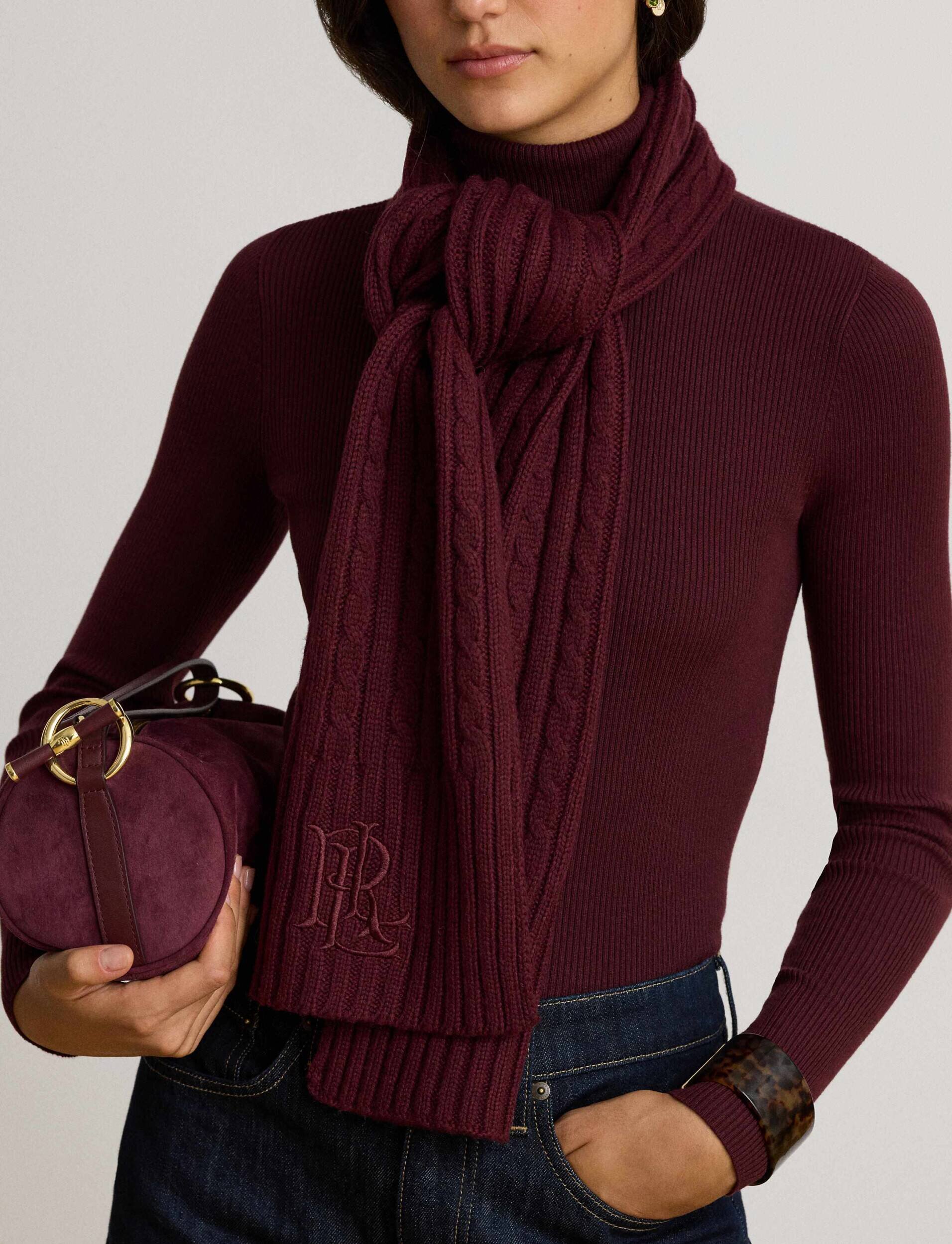 Lauren Ralph Lauren Șal cu adaos de lână