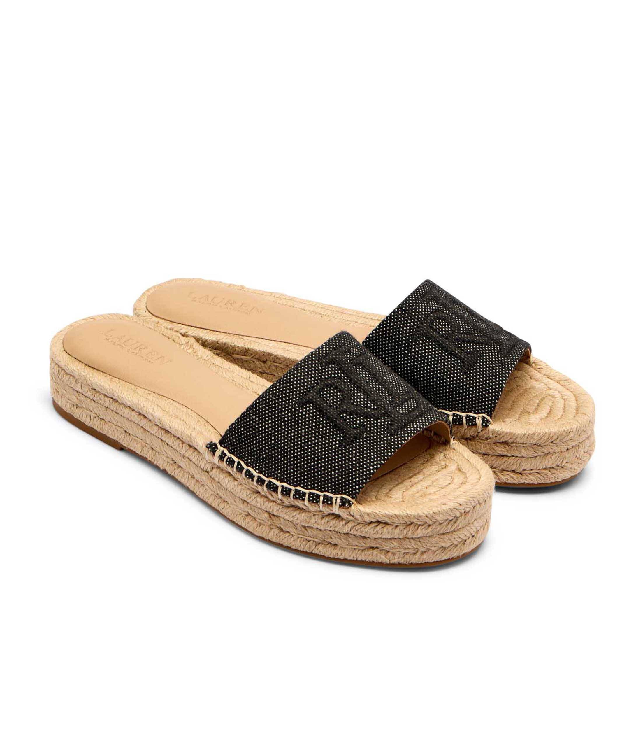 Lauren Ralph Lauren Șlapi Polly cu adaos de piele
