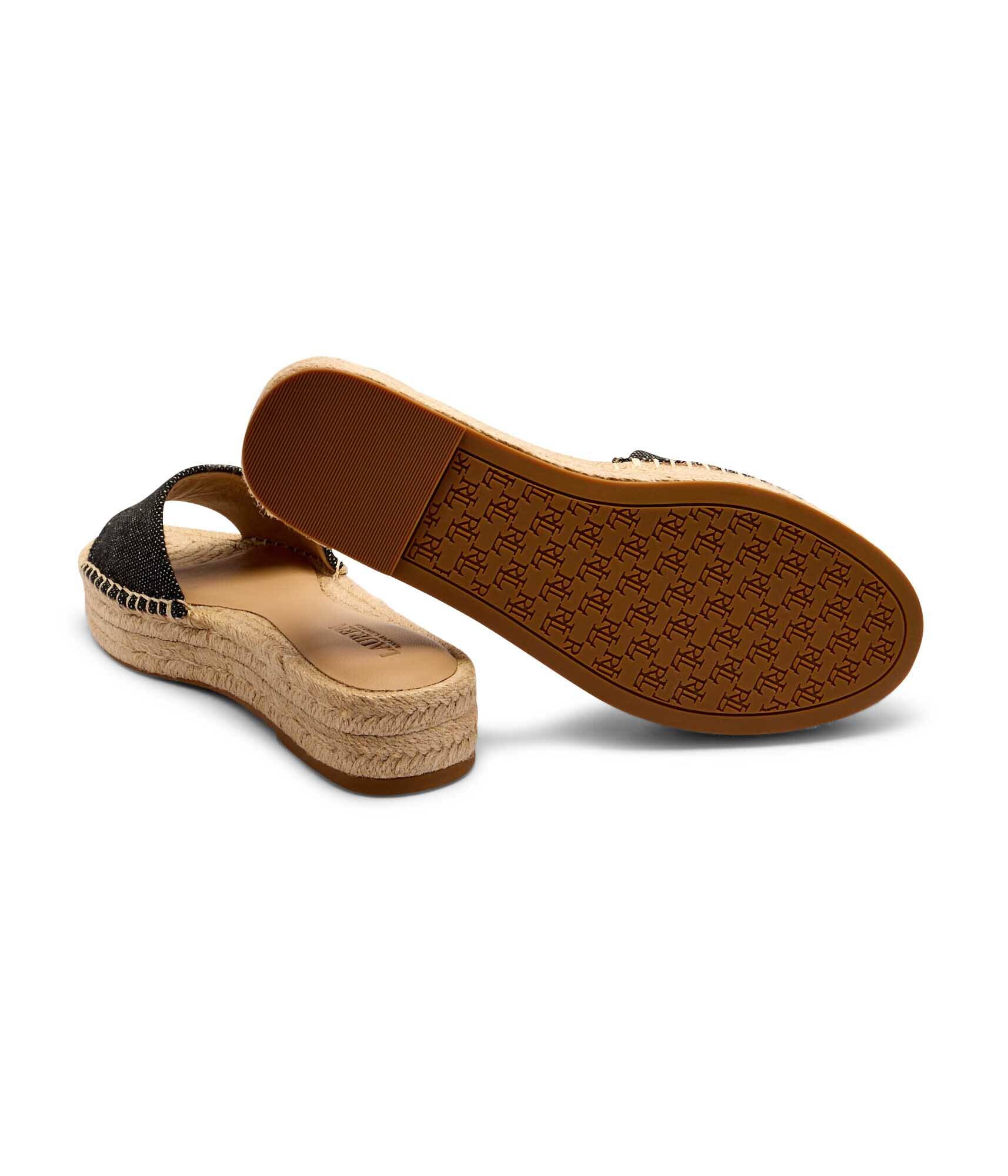 Lauren Ralph Lauren Șlapi Polly cu adaos de piele