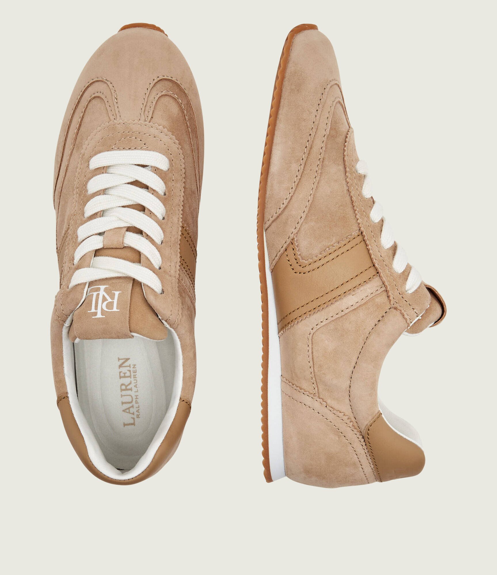 Lauren Ralph Lauren Sneakers Dani | piele întoarsă