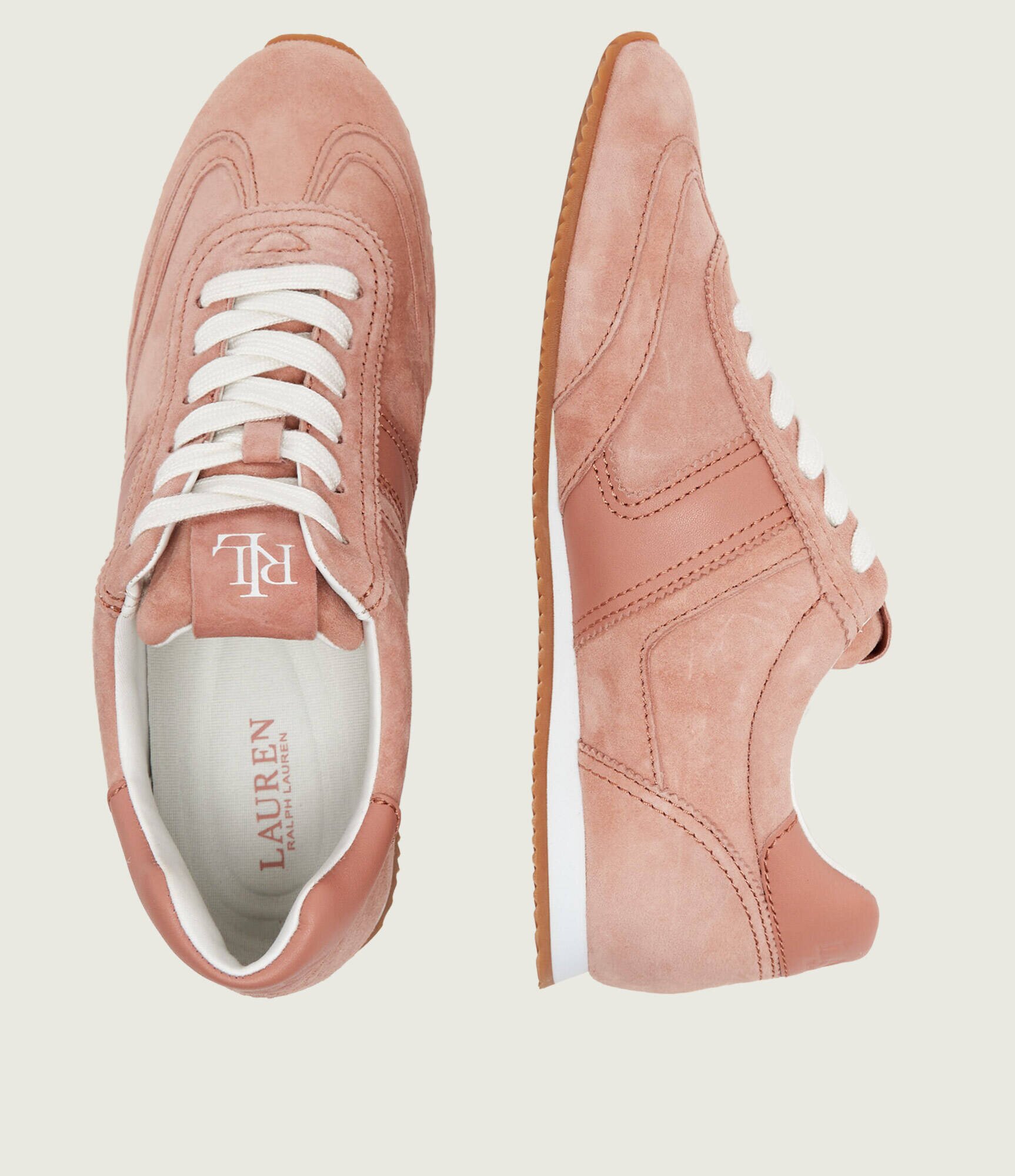 Lauren Ralph Lauren Sneakers DANI | piele întoarsă