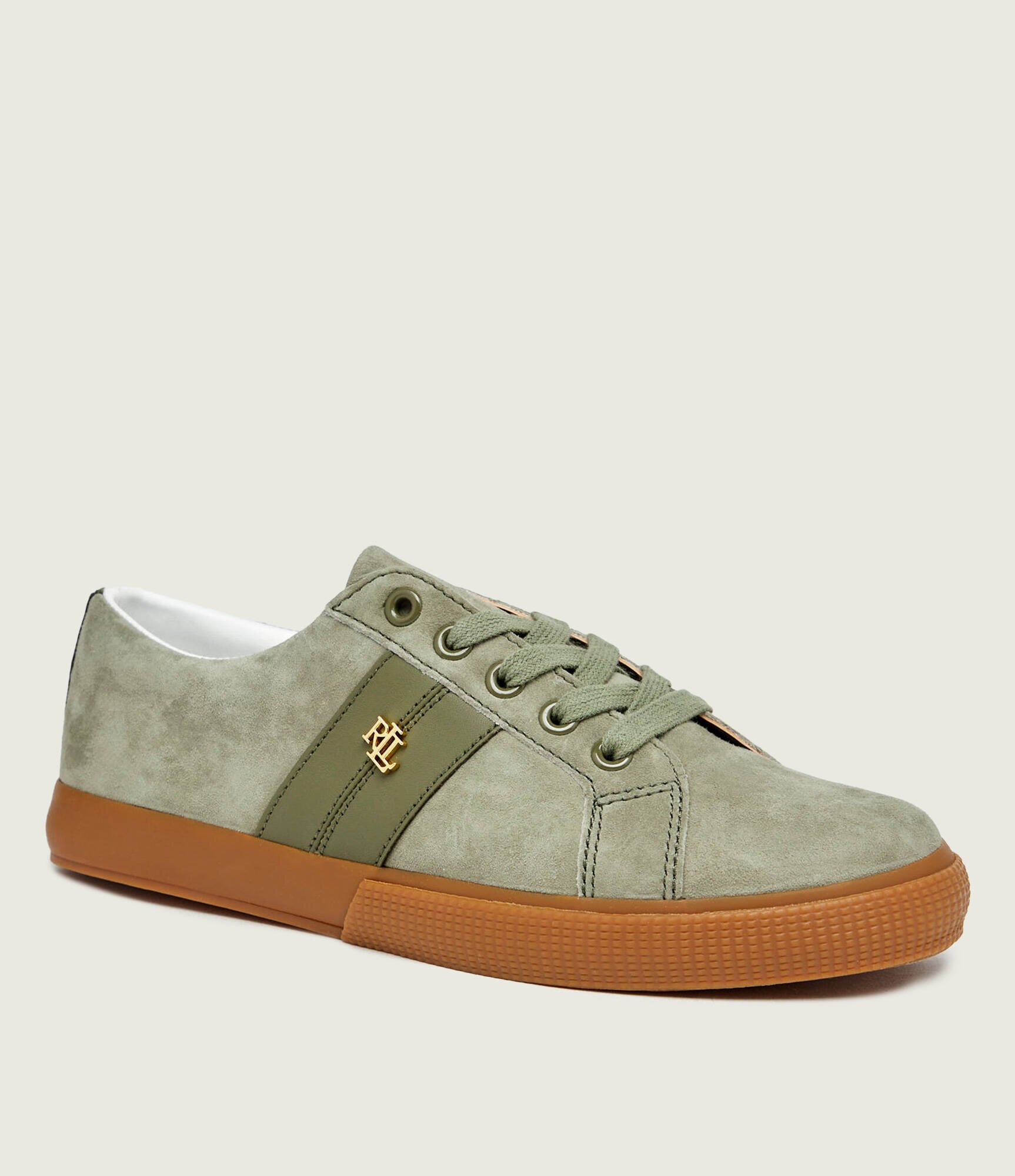 Lauren Ralph Lauren Sneakers JANSON II | piele întoarsă cu adaos de piele