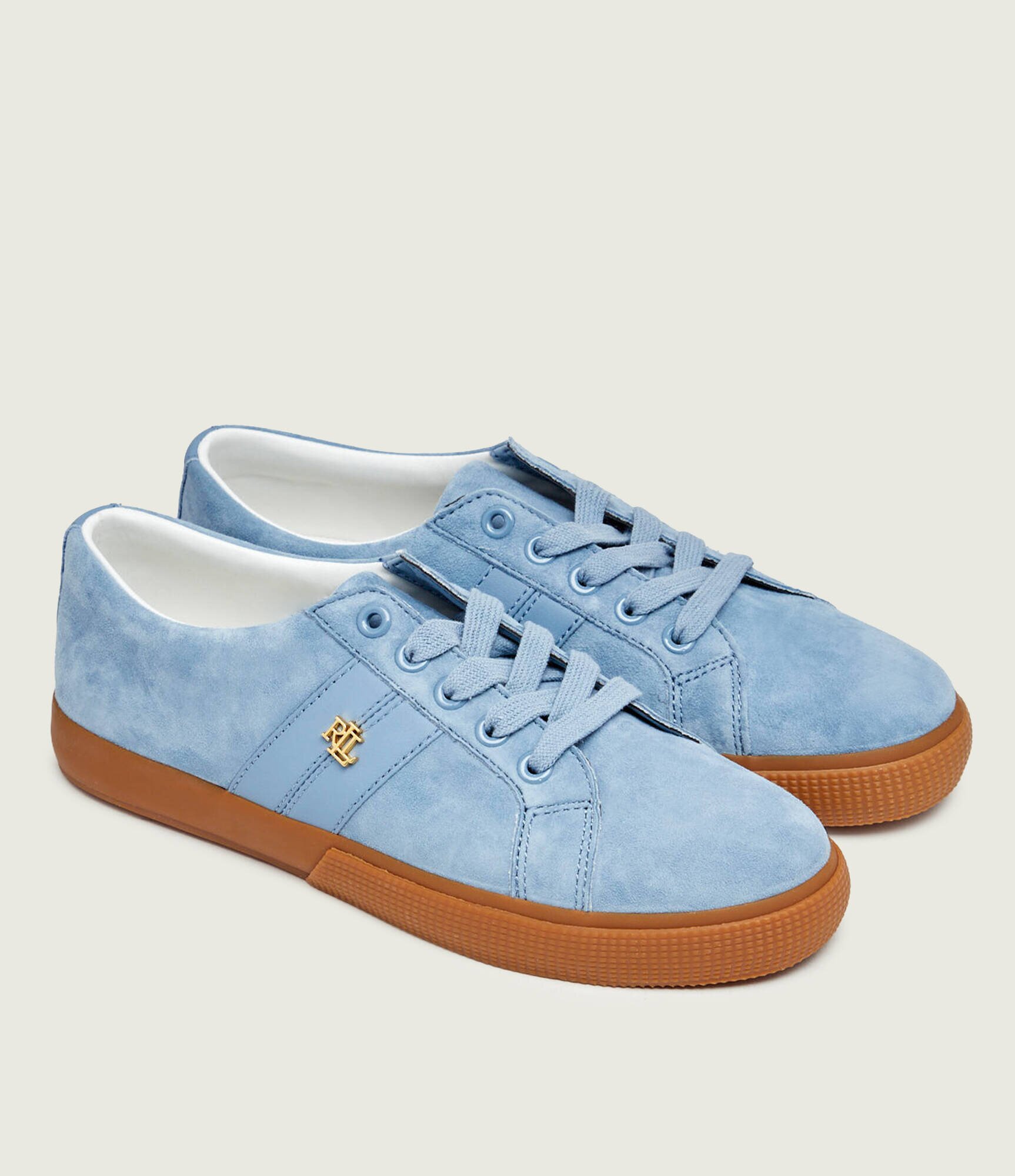 Lauren Ralph Lauren Sneakers Janson II | piele întoarsă cu adaos de piele