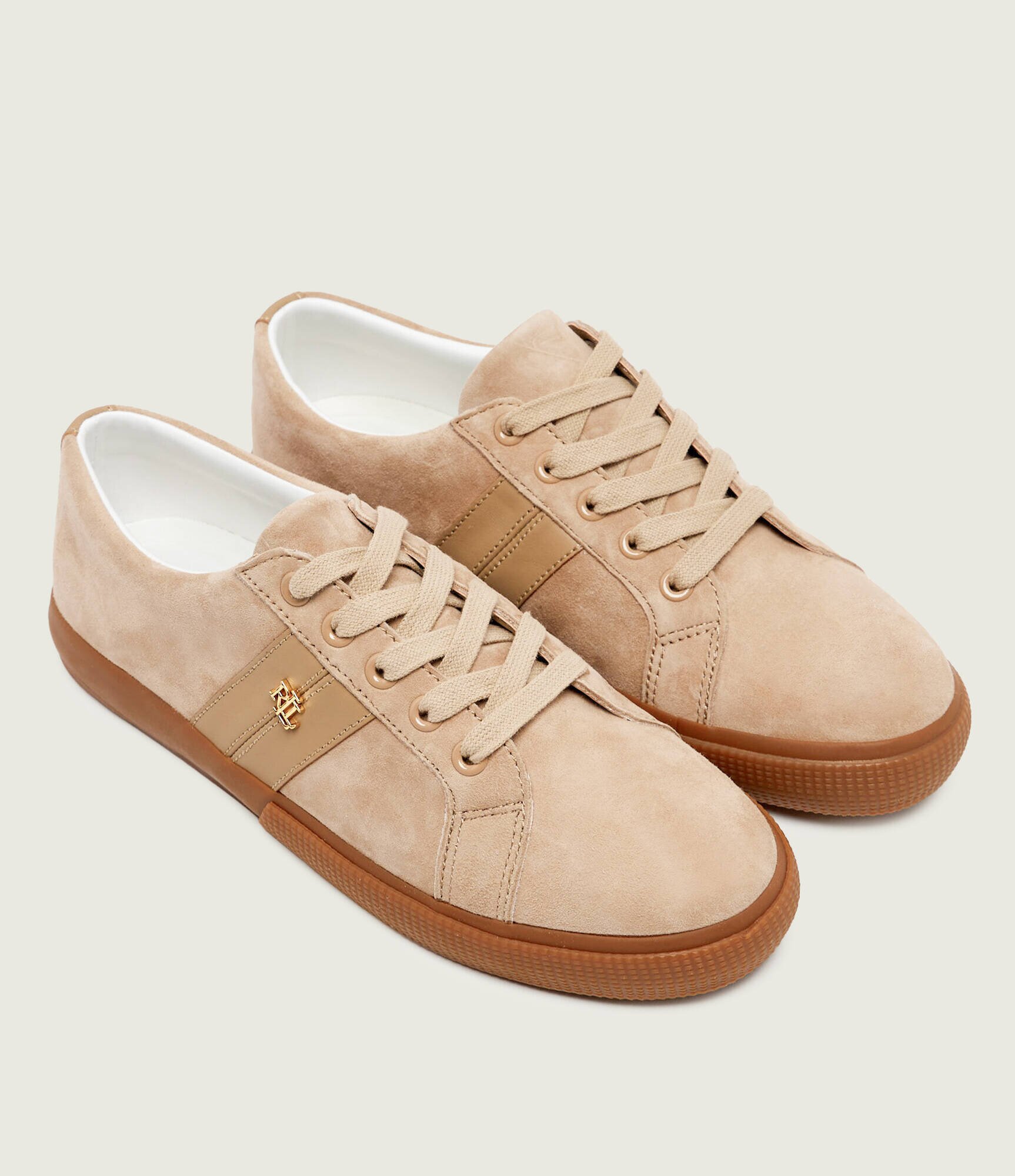 Lauren Ralph Lauren Sneakers Janson II | piele întoarsă cu adaos de piele