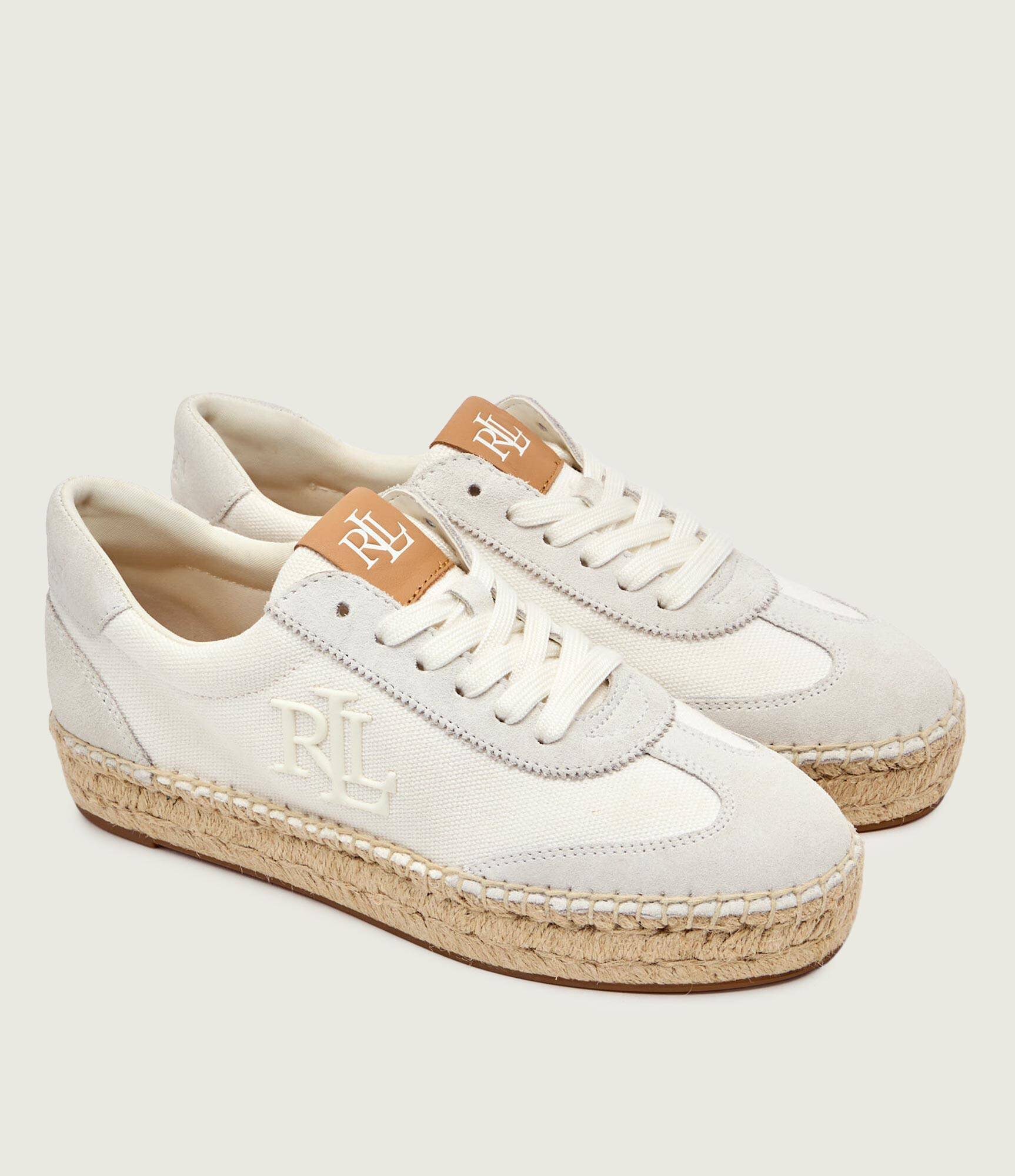 Lauren Ralph Lauren Sneakers LUIZE cu adaos de piele