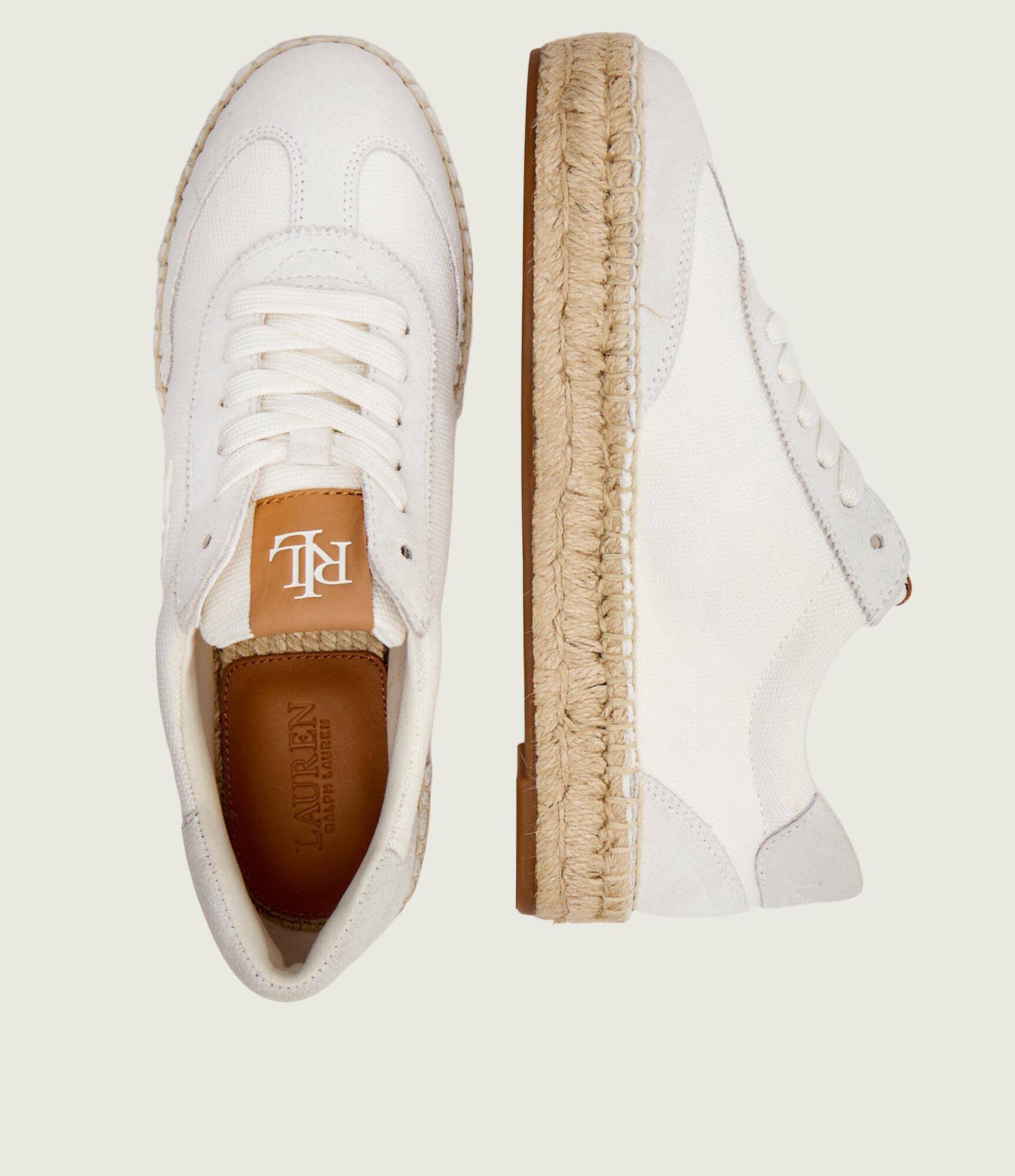 Lauren Ralph Lauren Sneakers LUIZE cu adaos de piele