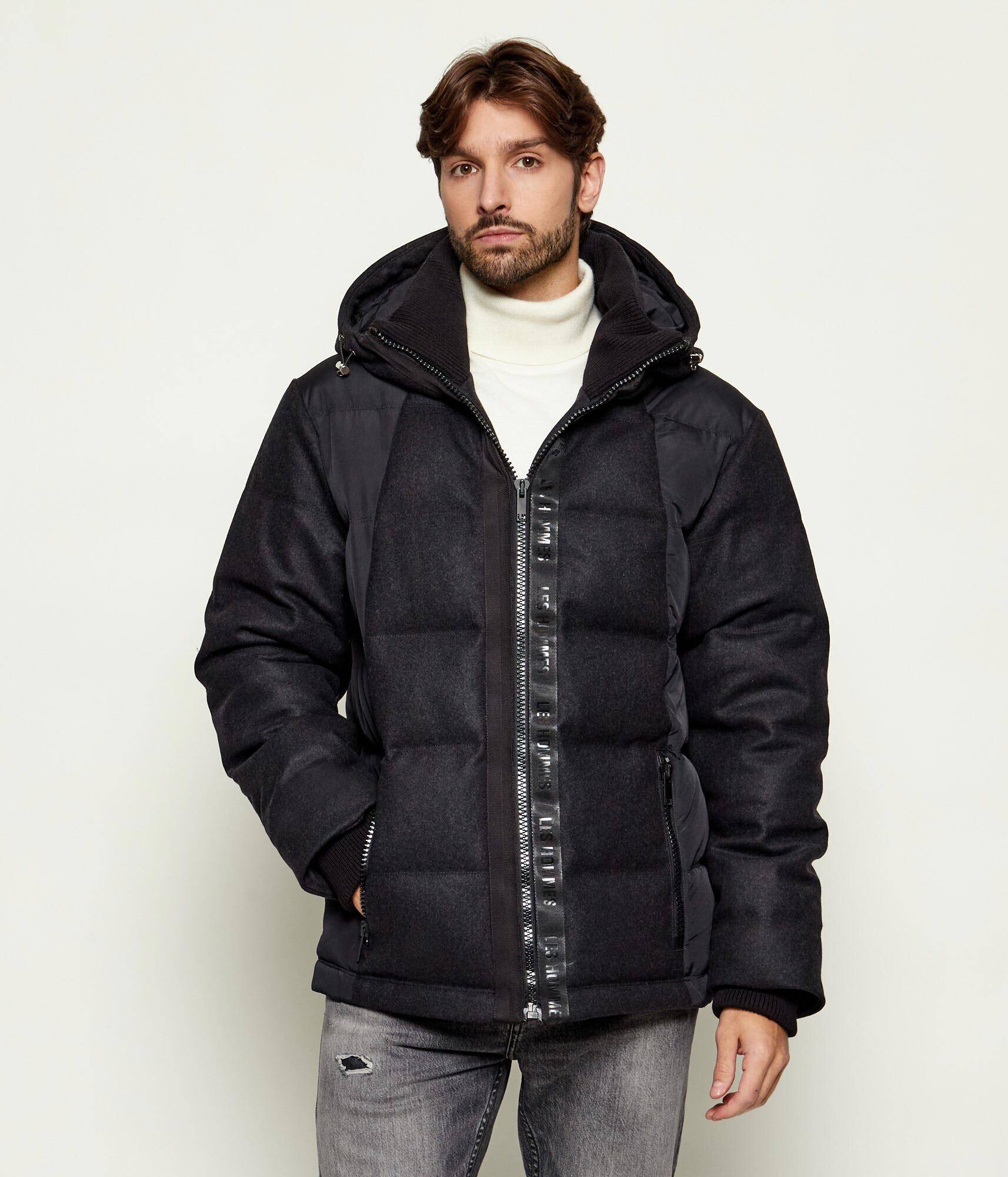 LES HOMMES de lână geacă cu bretele | regular fit