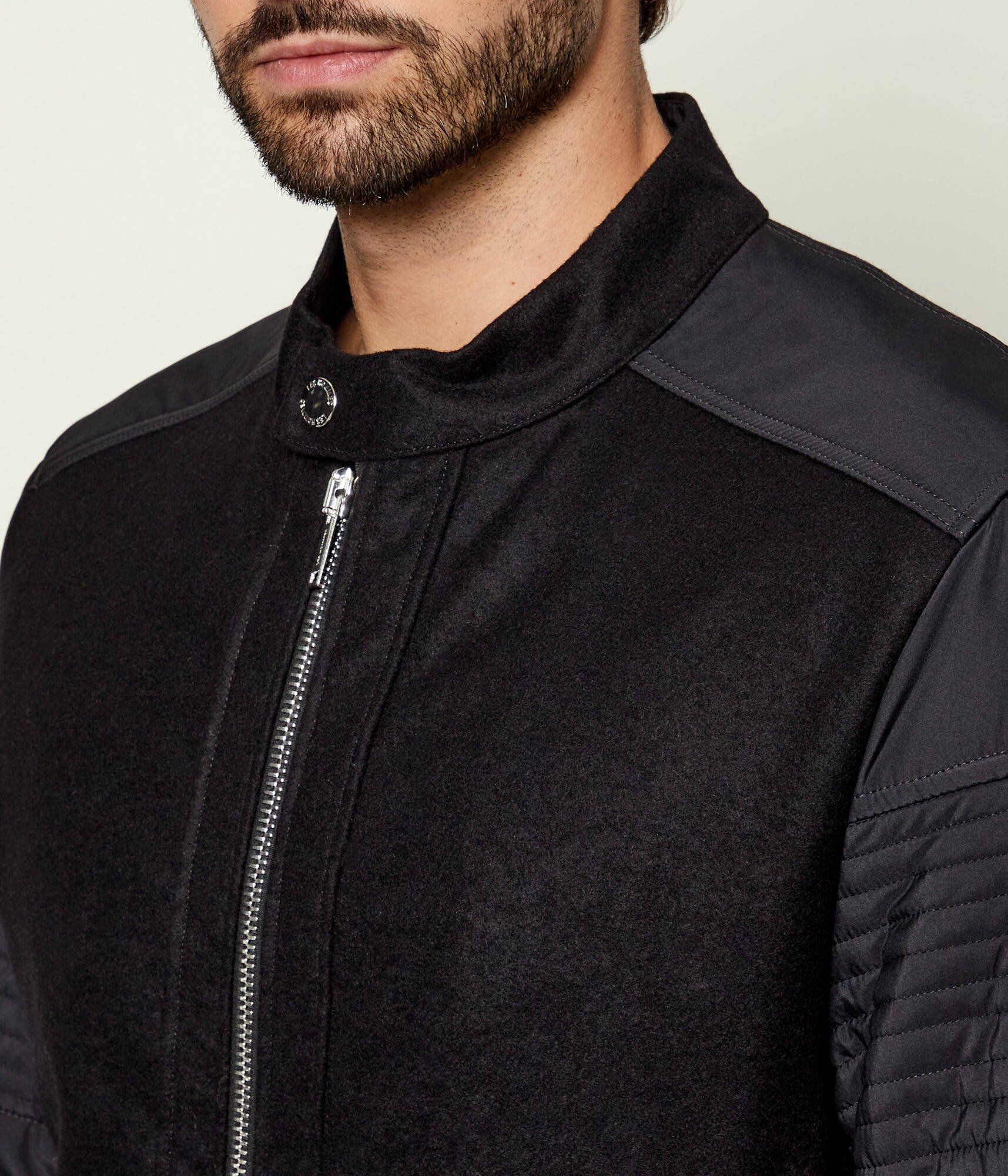 LES HOMMES de lână geacă | regular fit