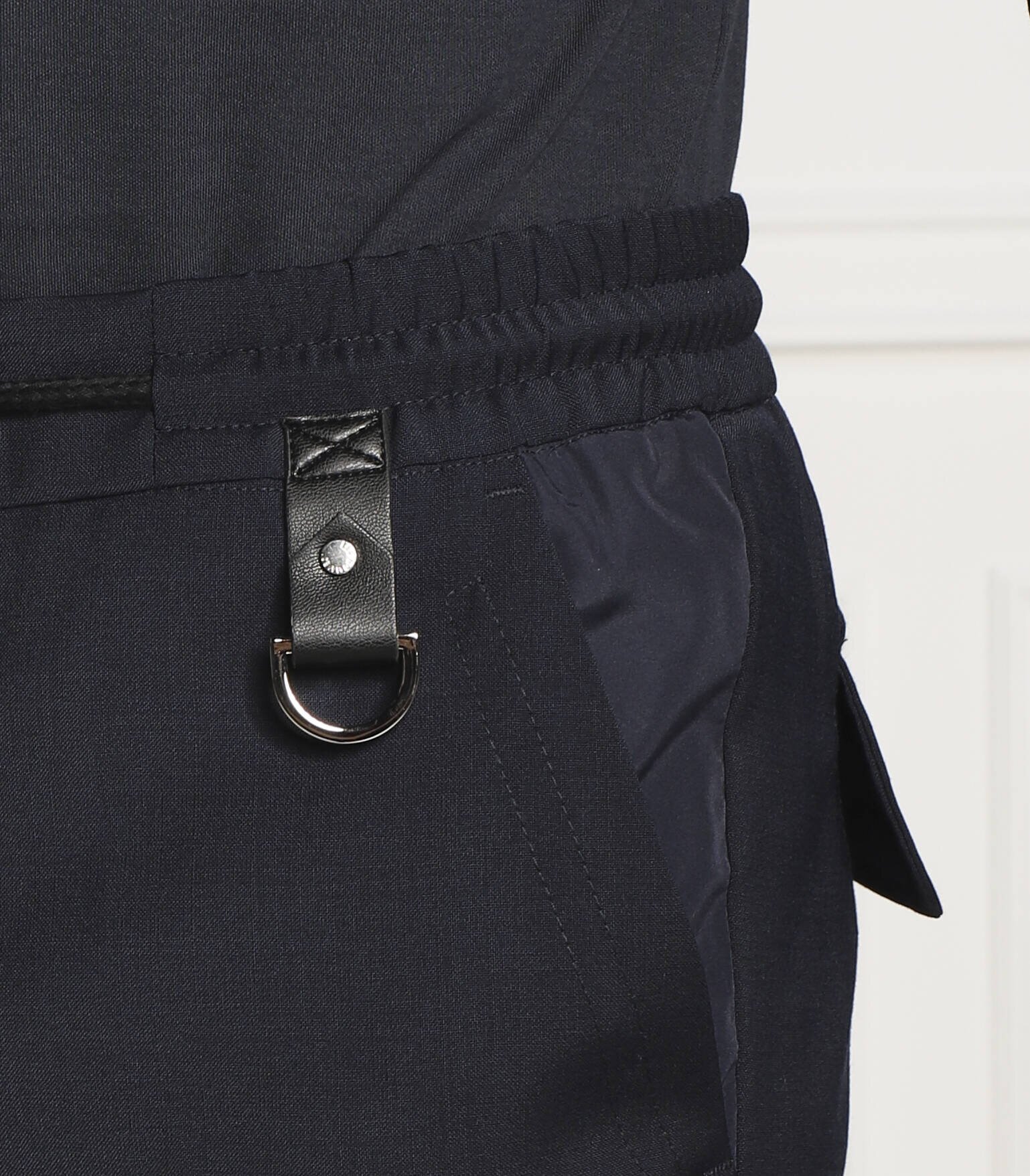 LES HOMMES de lână pantaloni cargo | regular fit