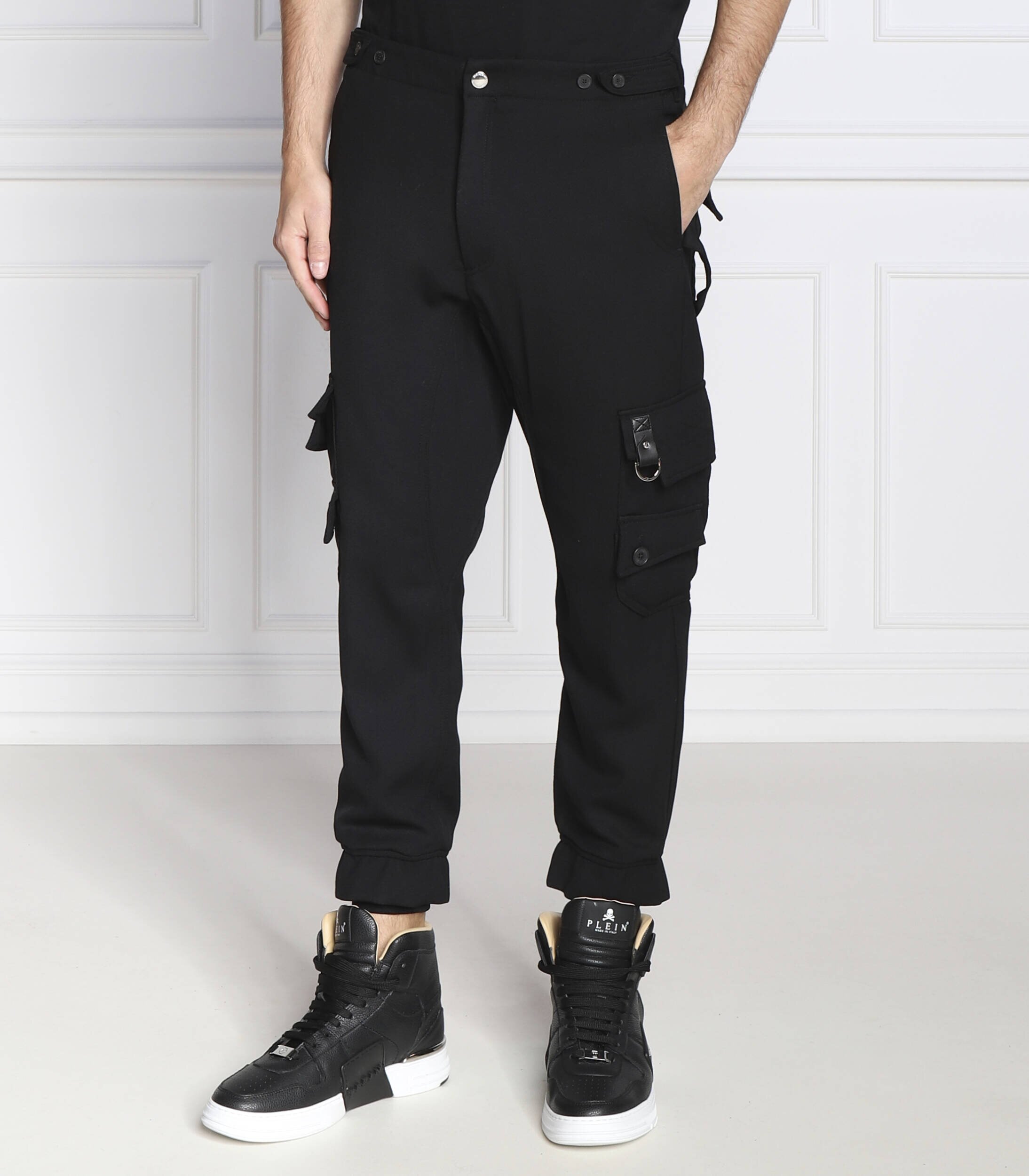 LES HOMMES de lână pantaloni | regular fit