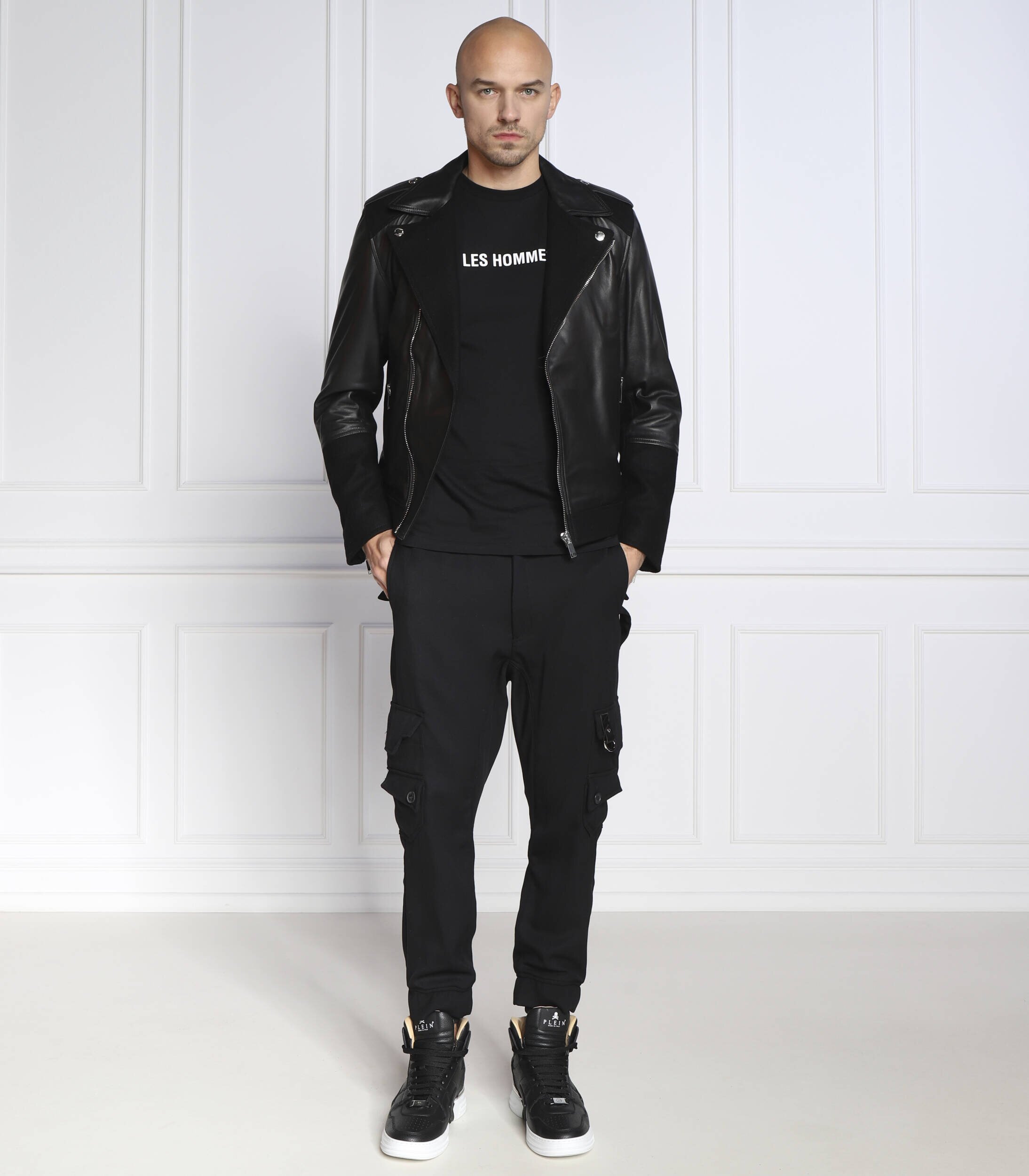 LES HOMMES de lână pantaloni | regular fit