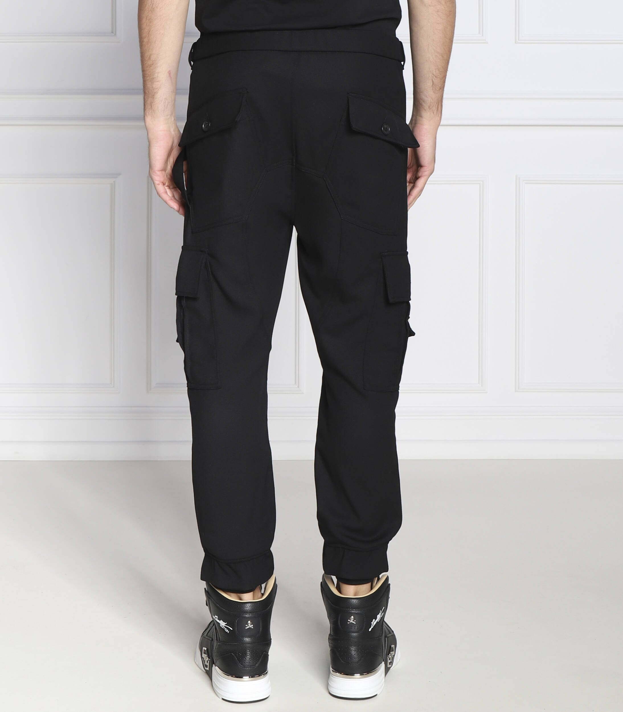 LES HOMMES de lână pantaloni | regular fit