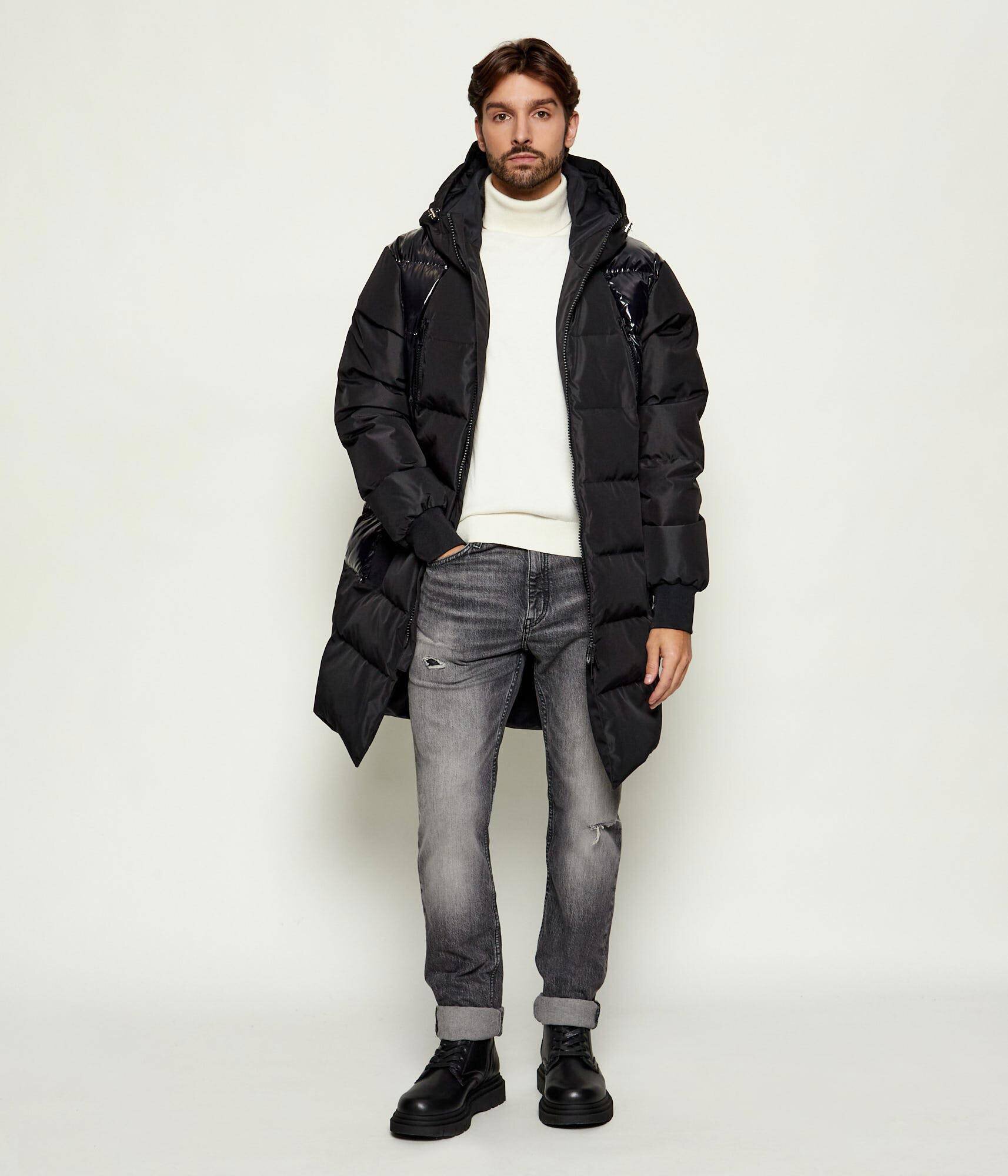 LES HOMMES Geacă cu bretele | Regular Fit