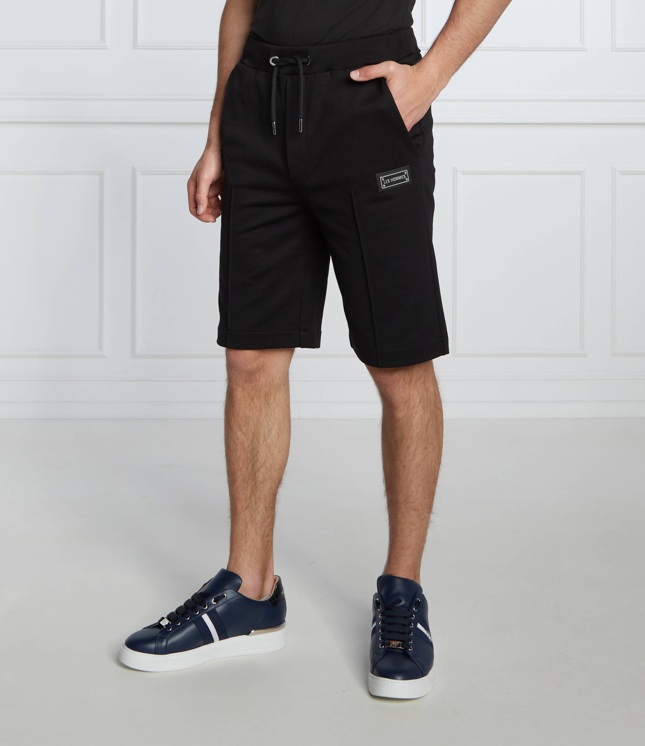 LES HOMMES Pantaloni scurți | Regular Fit | mercerizat