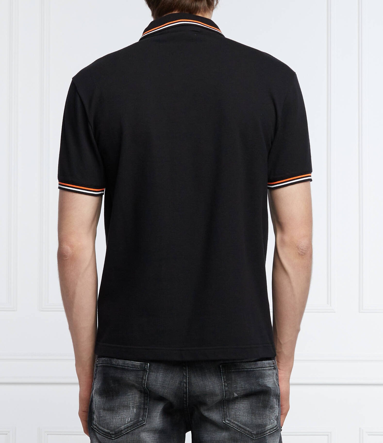 LES HOMMES Polo | Straight fit | pique