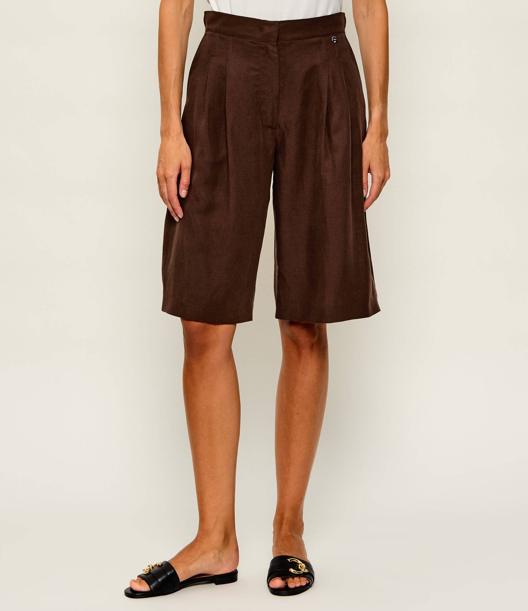 Liu Jo Bermudy | Loose fit | cu adaos de in