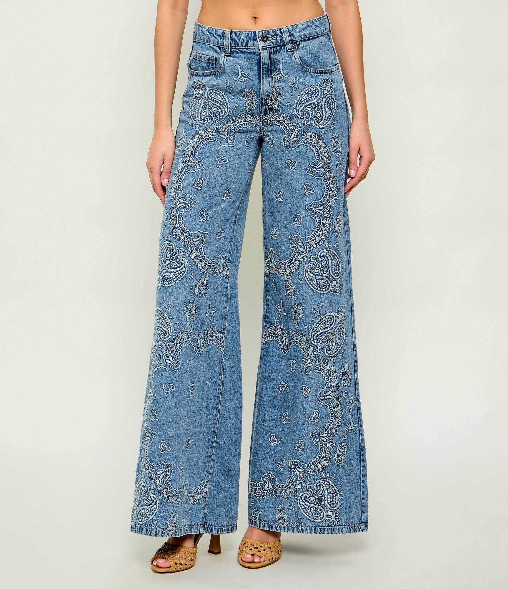 Liu Jo Blugi Ricamo | flare fit