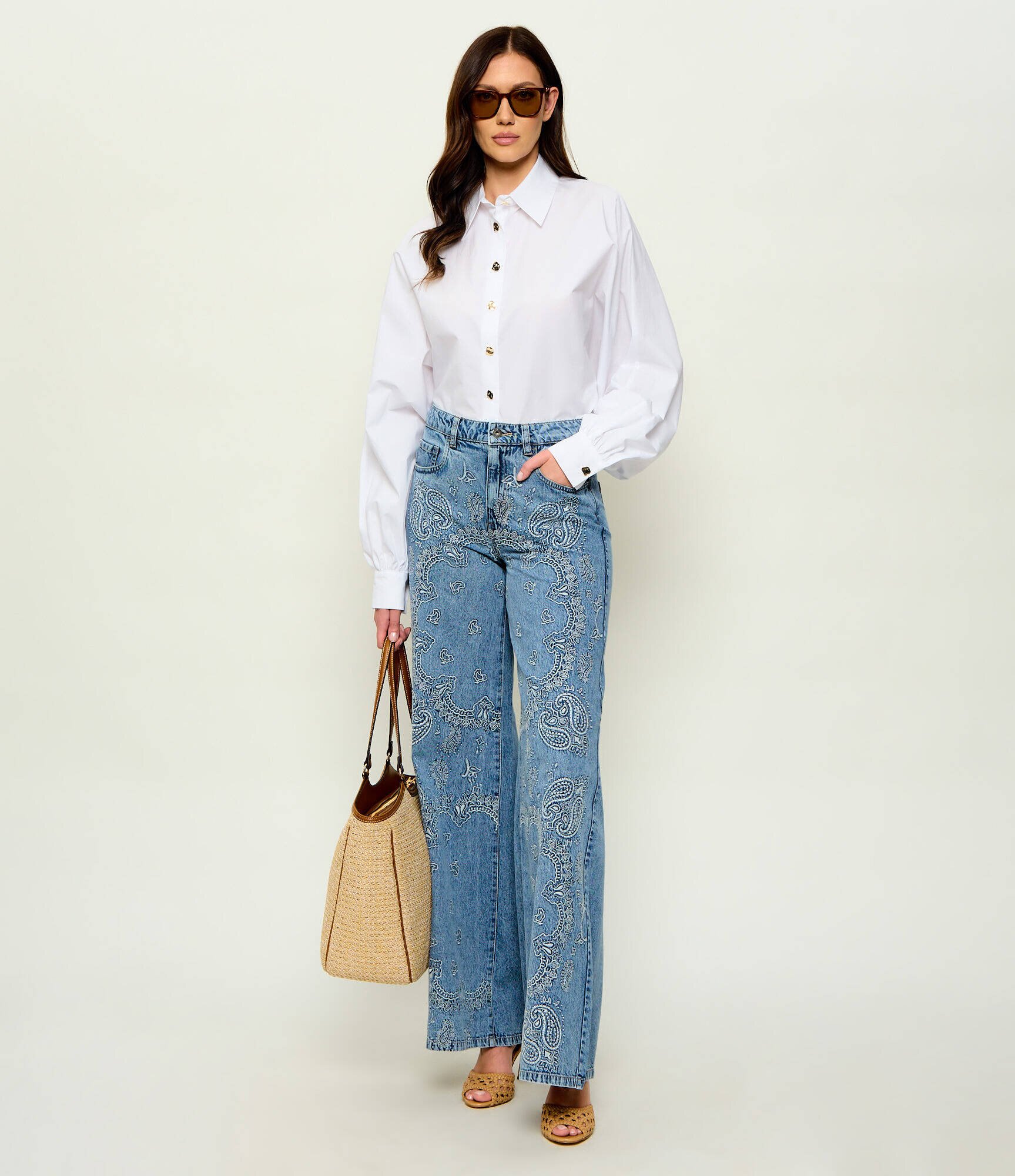 Liu Jo Blugi Ricamo | flare fit