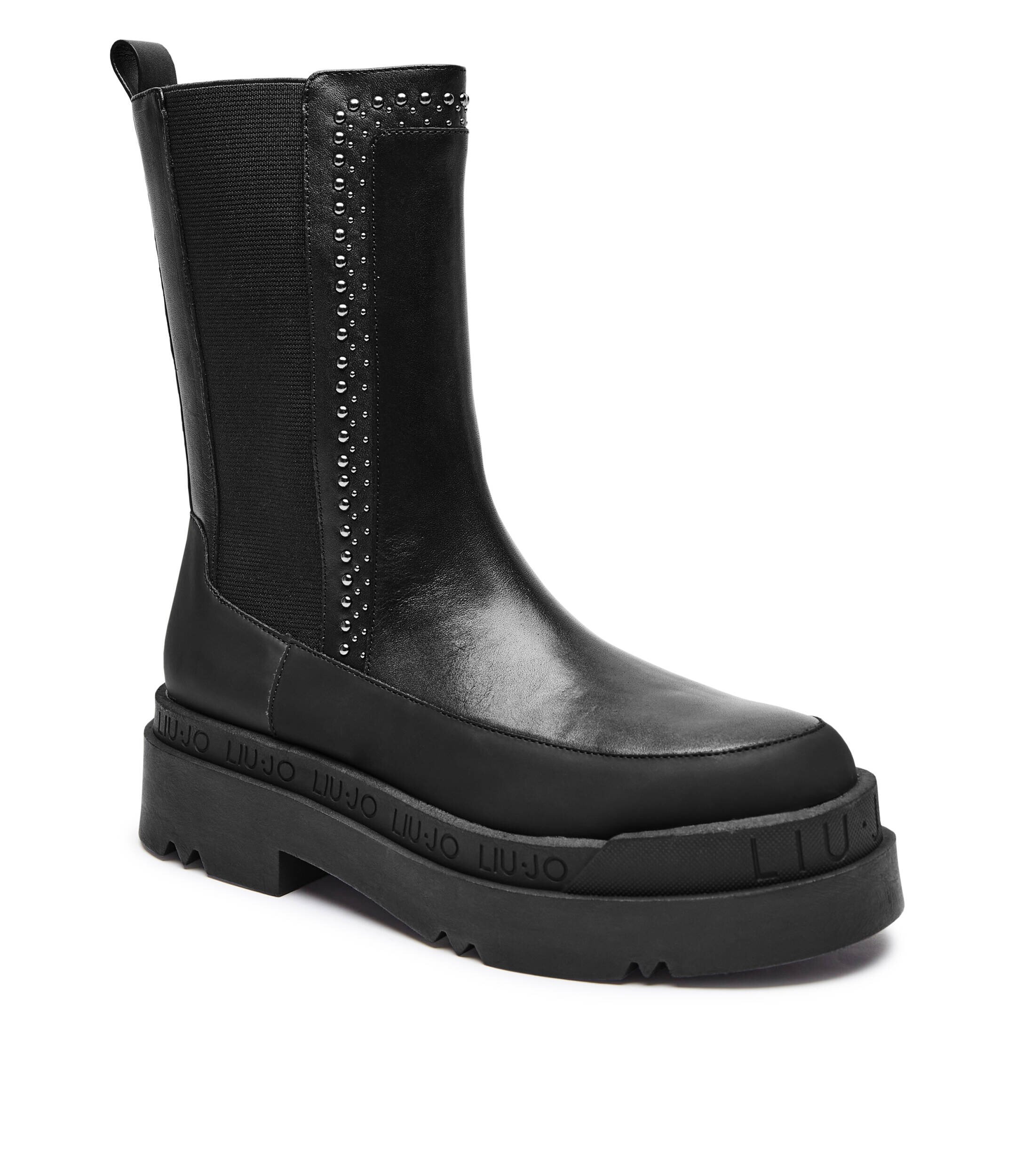 Liu Jo Botine Love 54 cu adaos de piele