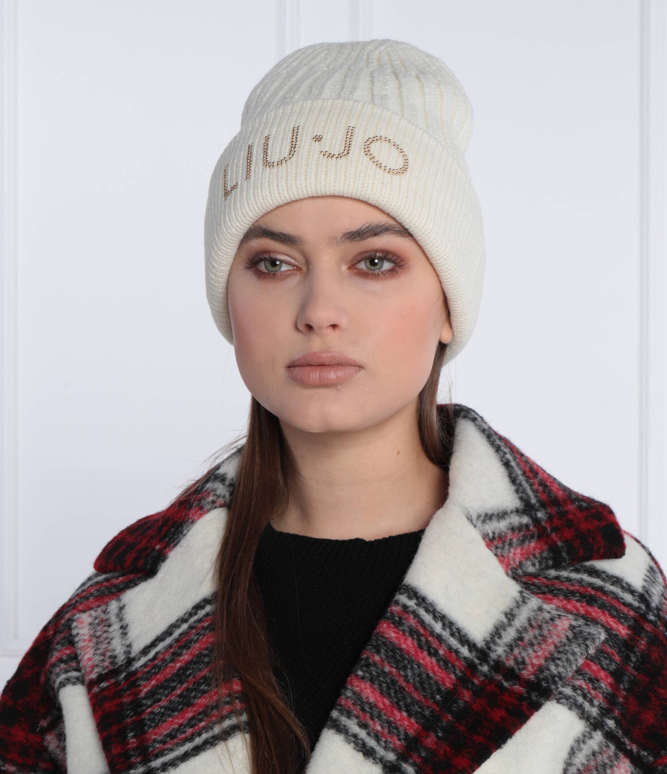 Liu Jo Căciulă borchie cu adaos de lână