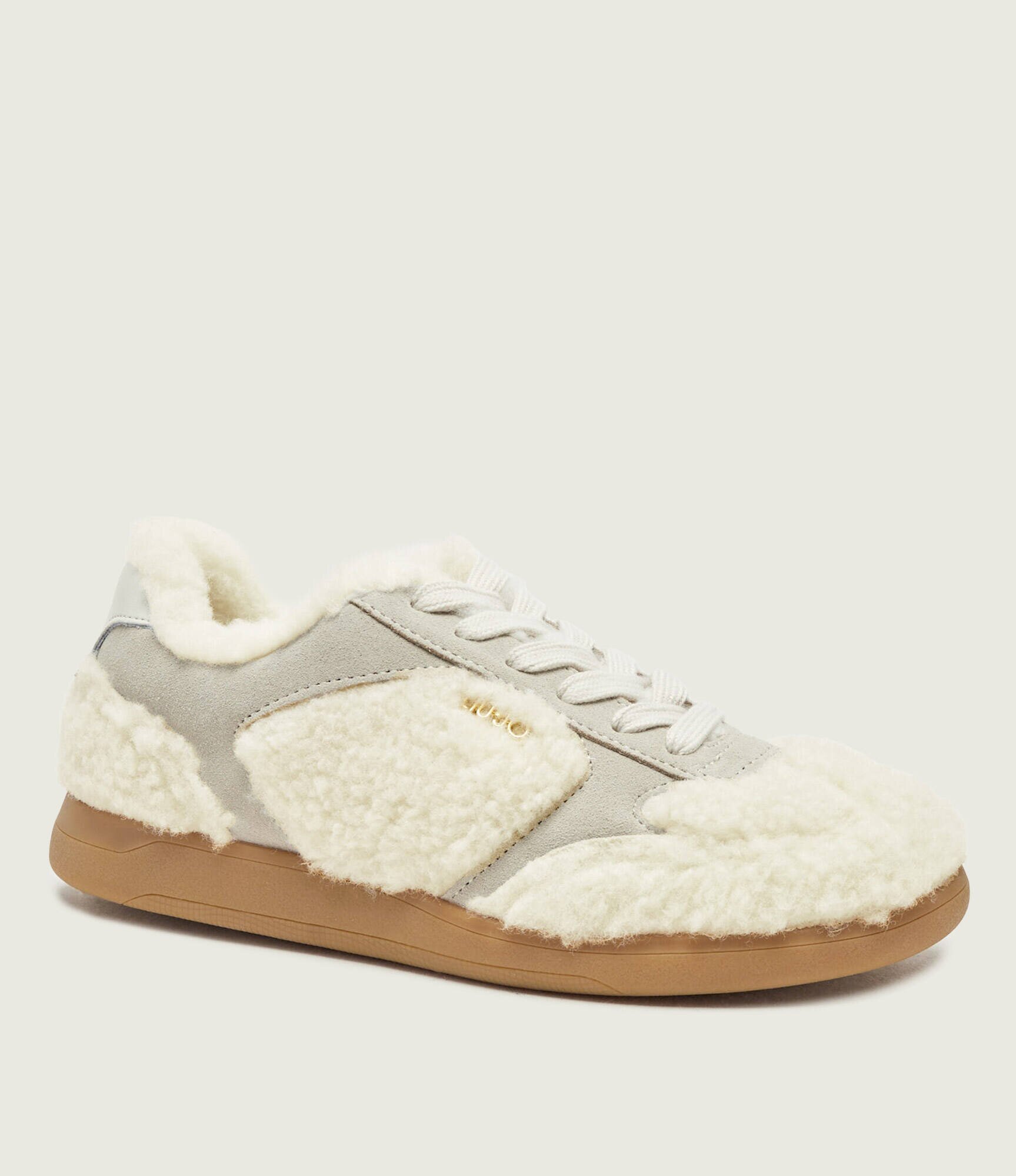 Liu Jo Căptușite sneakers Connor 01 | shearling | piele întoarsă