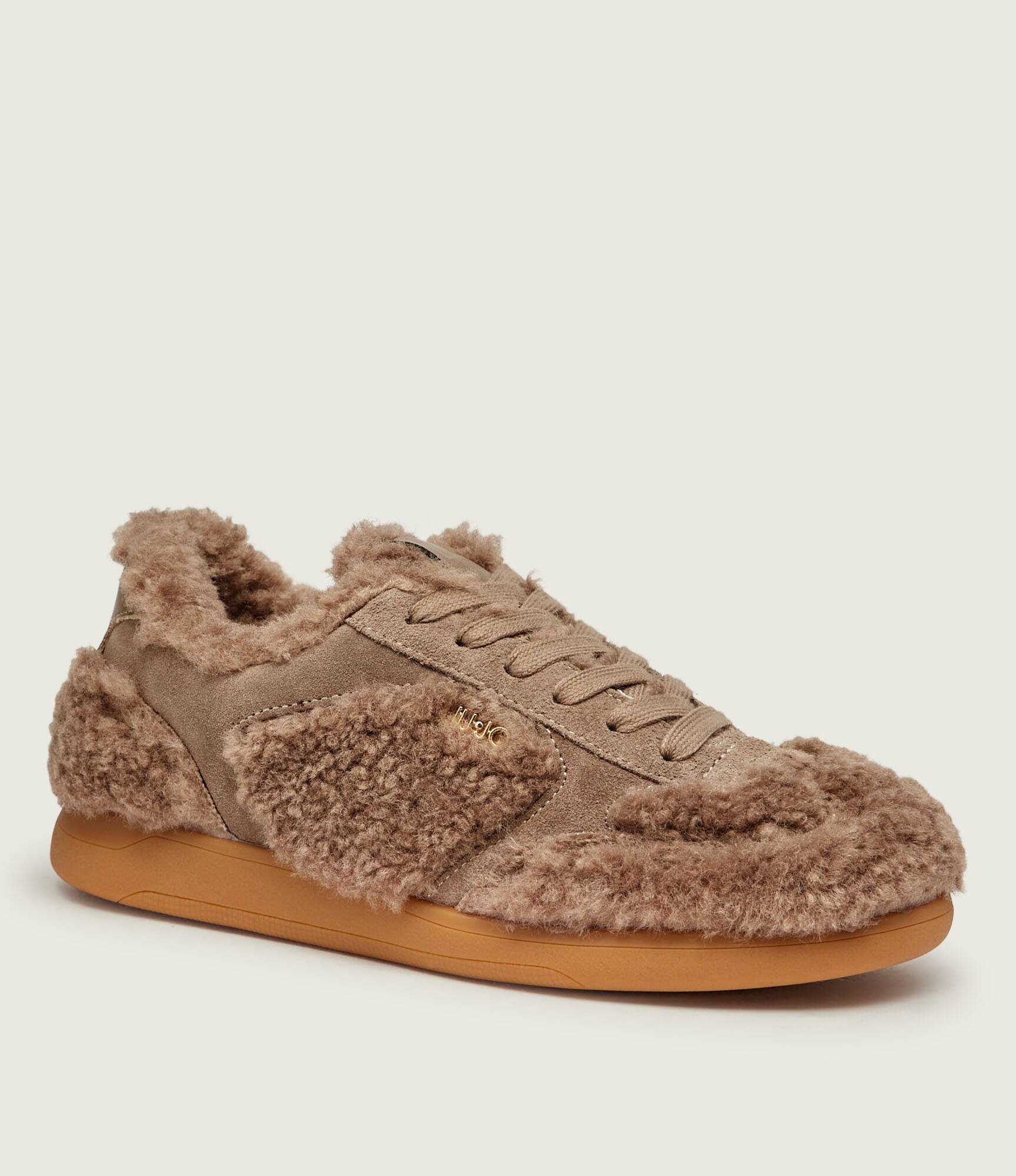 Liu Jo Căptușite sneakers Connor 01 | shearling | piele întoarsă