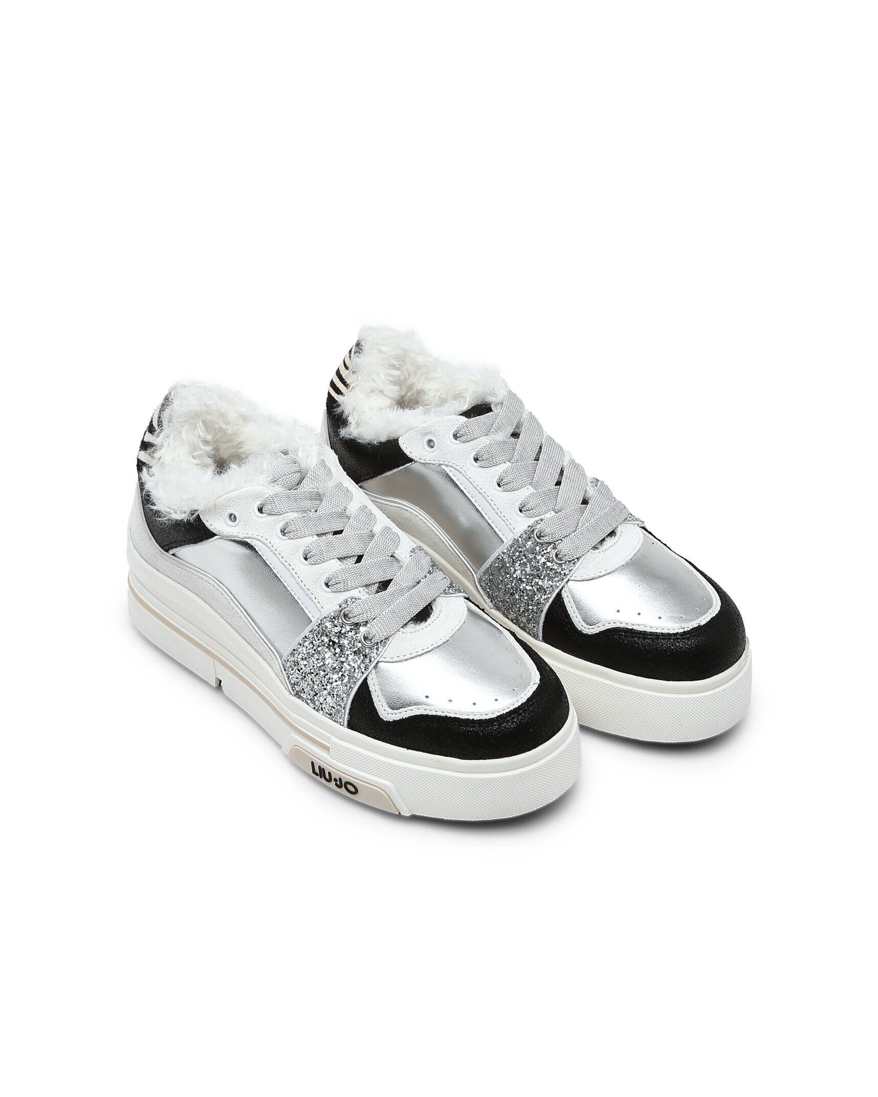 Liu Jo Căptușite sneakers Hero 15 cu adaos de piele