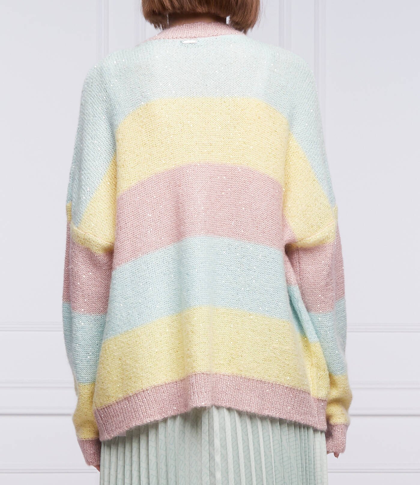 Liu Jo Cardigan APERTA | Relaxed fit cu adaos de lână