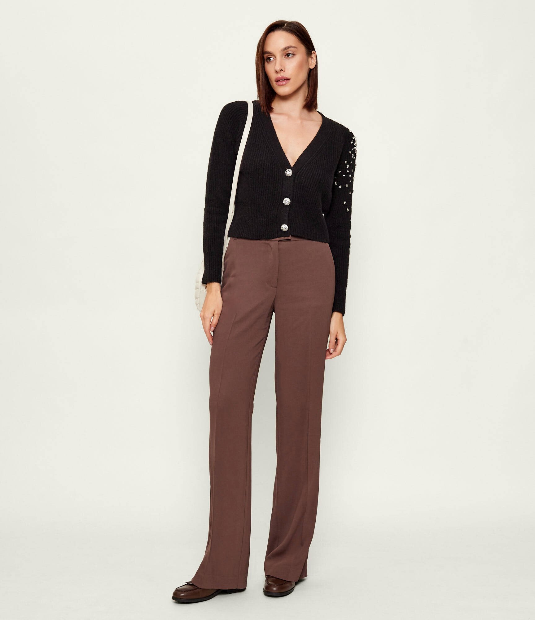 Liu Jo Cardigan | Cropped Fit cu adaos de lână