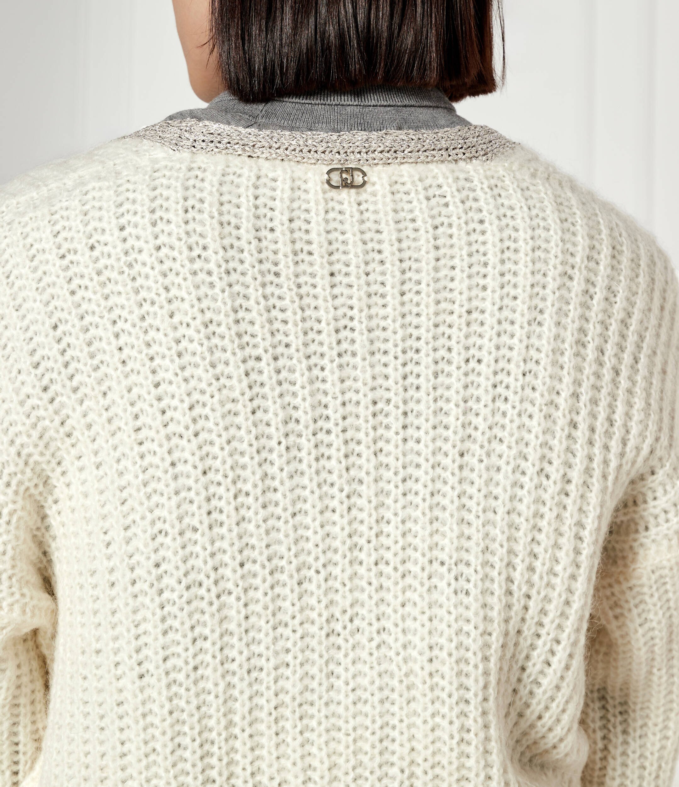 Liu Jo Cardigan | Loose fit cu adaos de lână