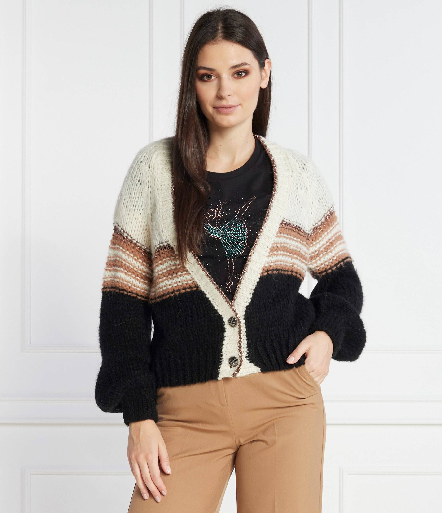 Liu Jo Cardigan | Regular Fit cu adaos de lână
