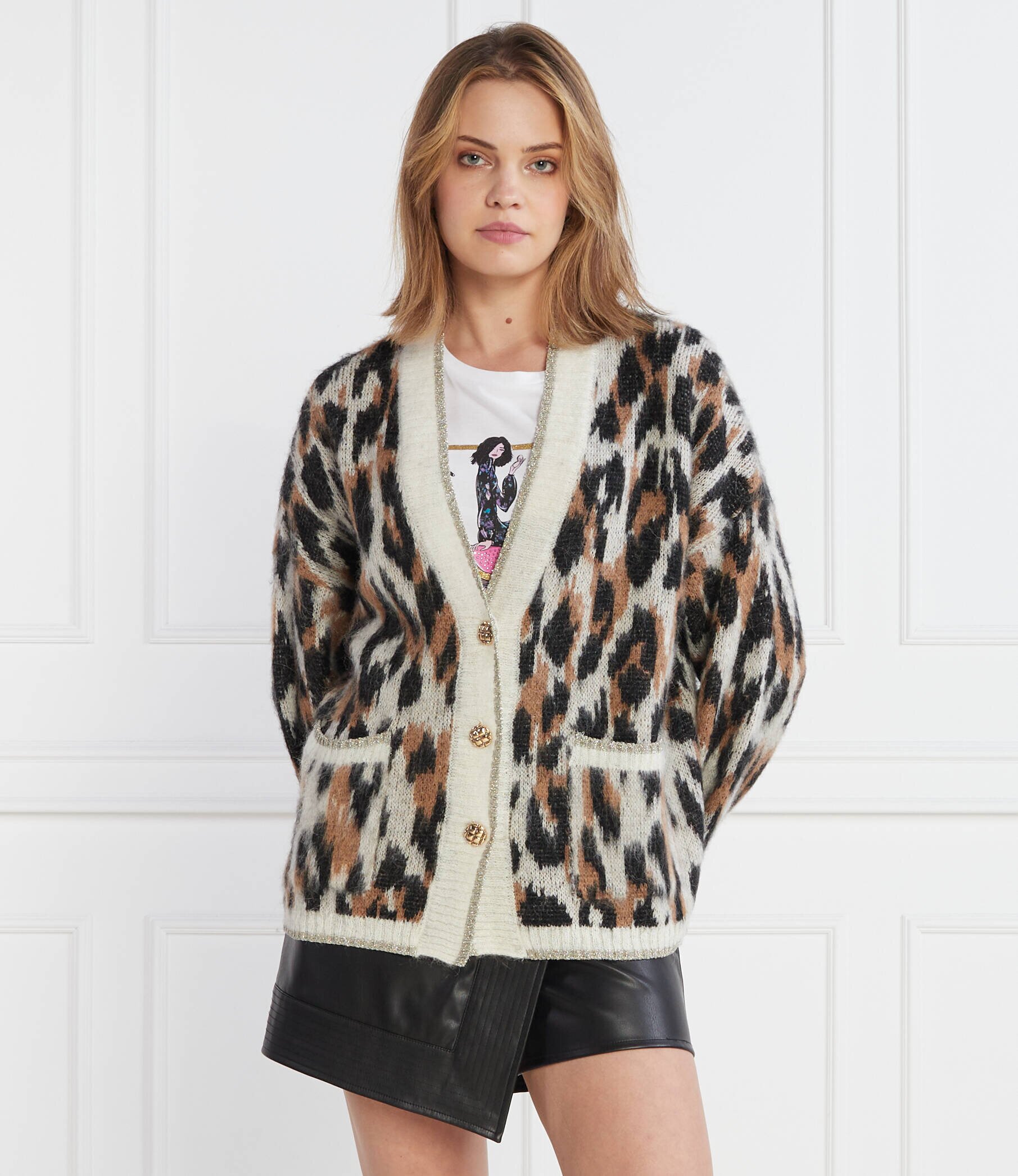 Liu Jo Cardigan | Regular Fit cu adaos de lână