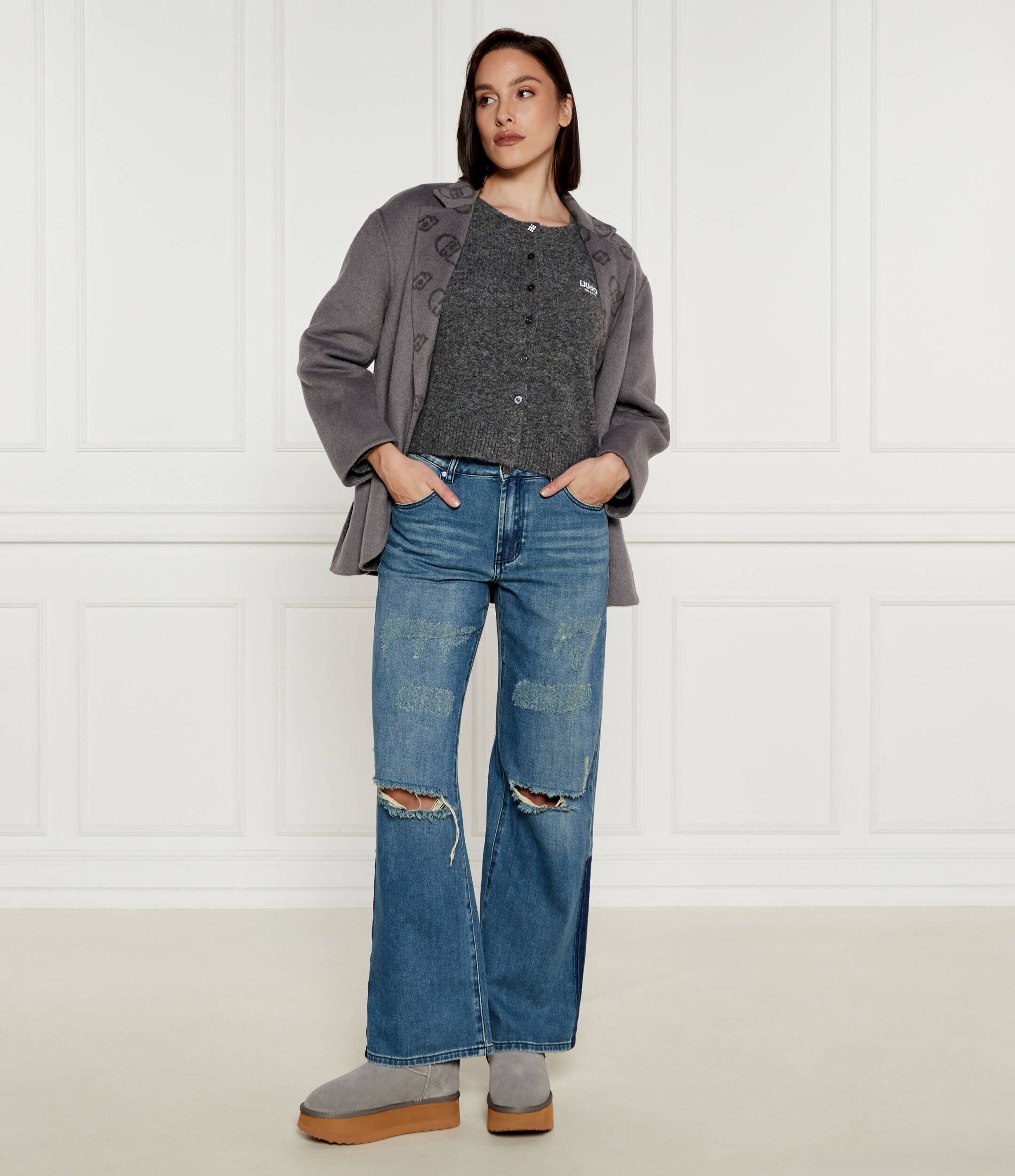 Liu Jo Cardigan | Regular Fit cu adaos de lână
