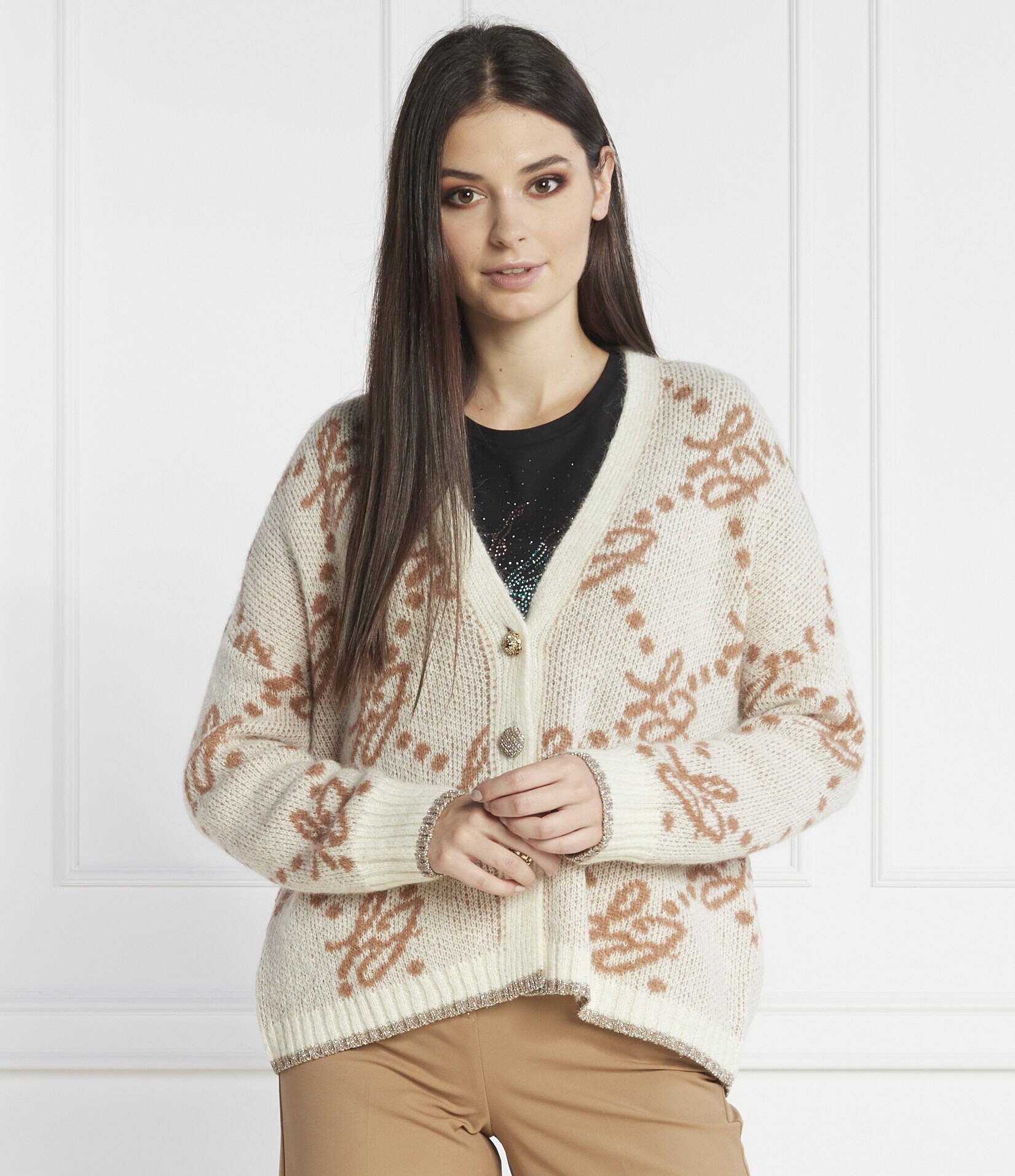 Liu Jo Cardigan | Regular Fit cu adaos de lână