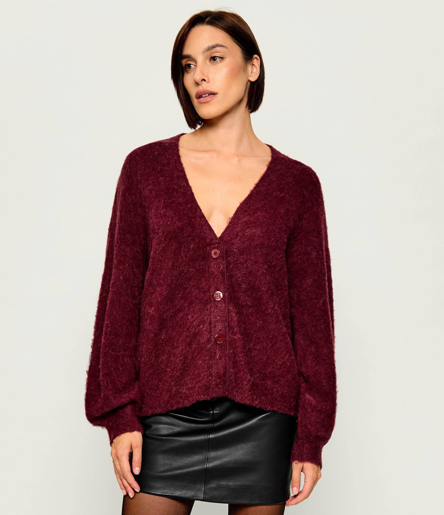 Liu Jo Cardigan | Relaxed fit cu adaos de lână