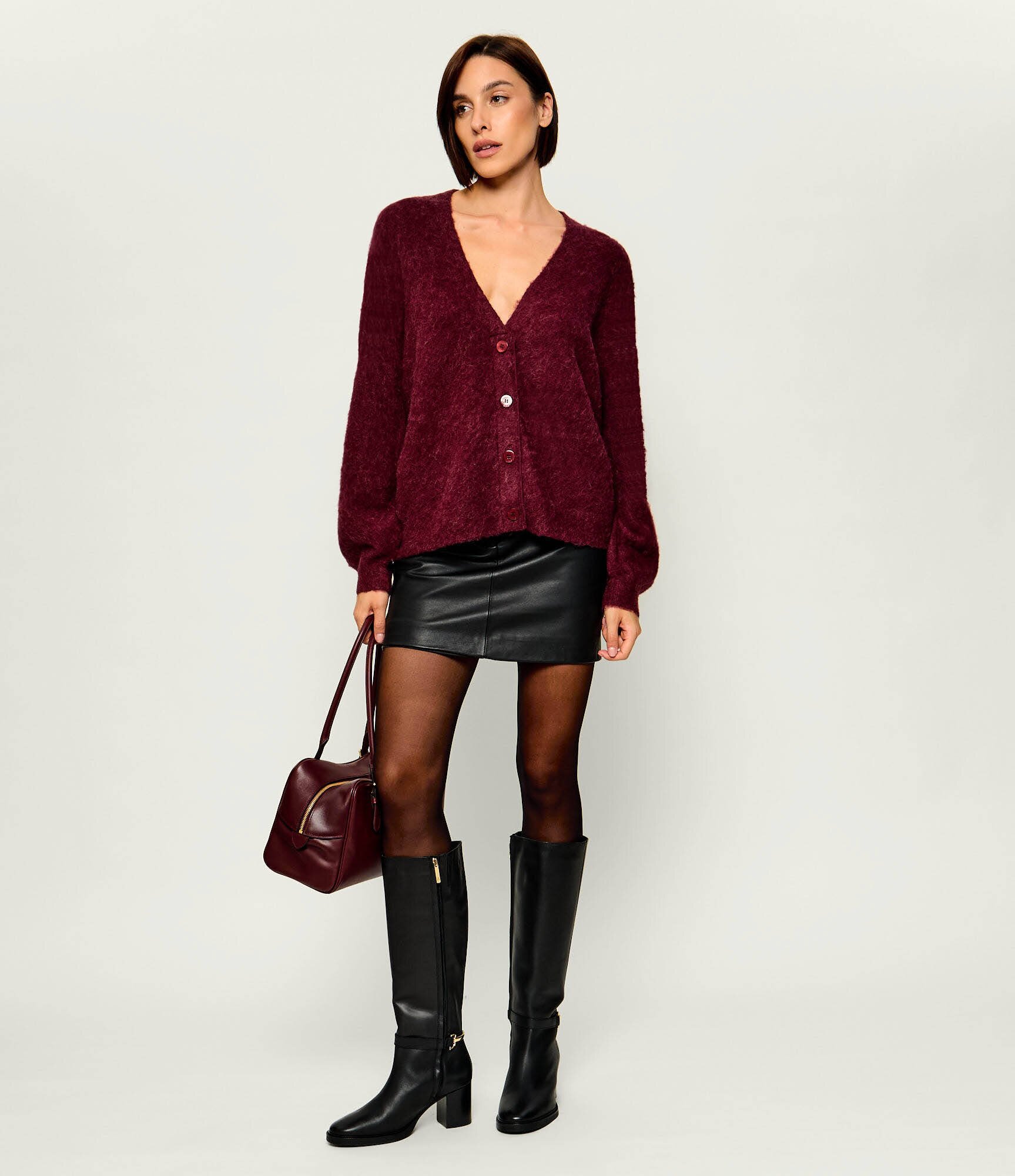 Liu Jo Cardigan | Relaxed fit cu adaos de lână