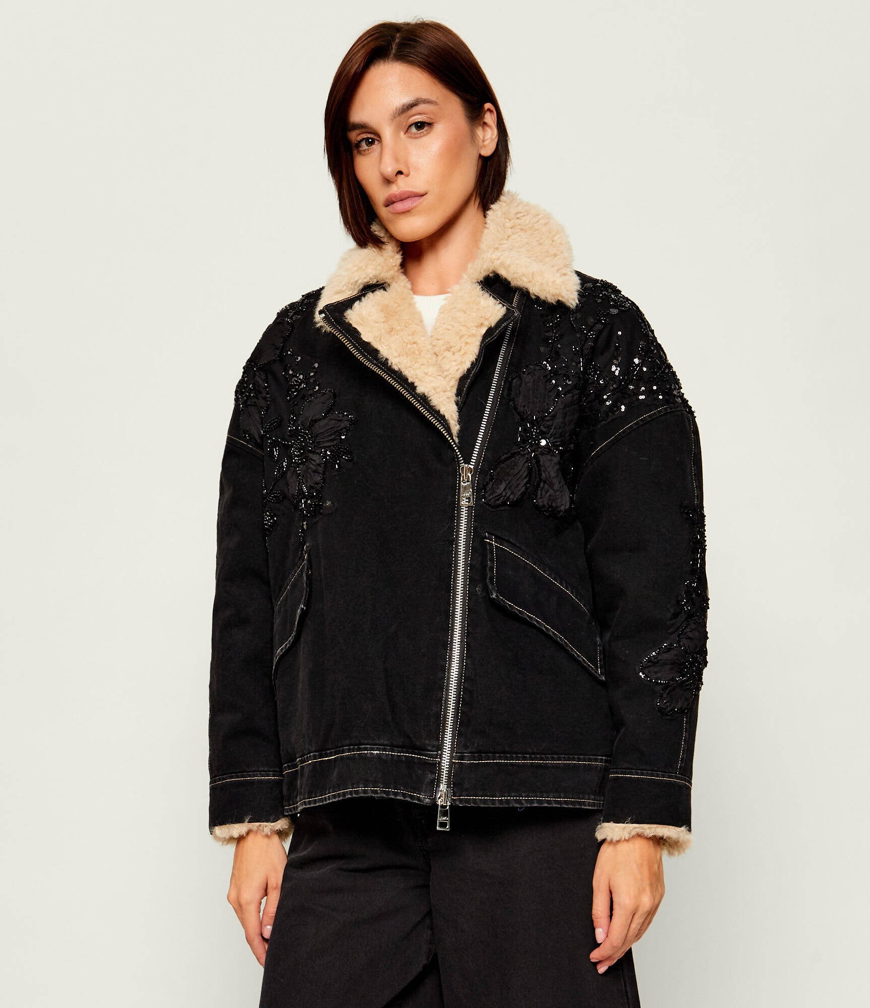 Liu Jo De blugi geacă | Loose fit | shearling