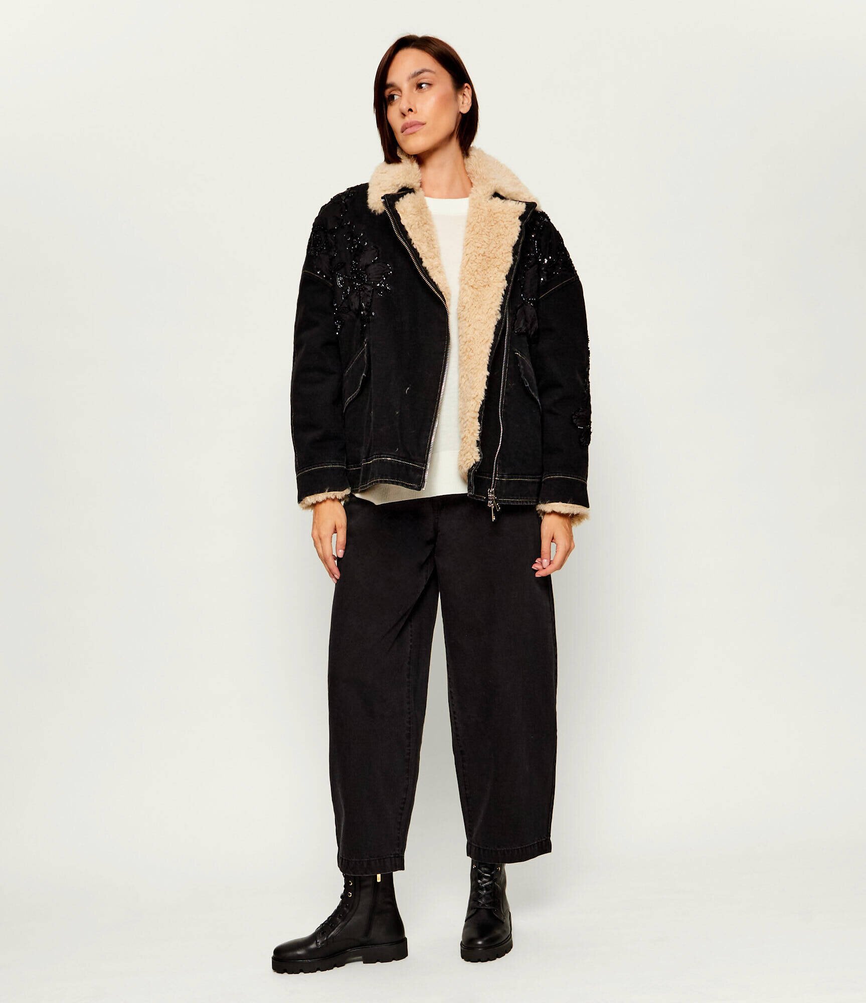 Liu Jo De blugi geacă | Loose fit | shearling