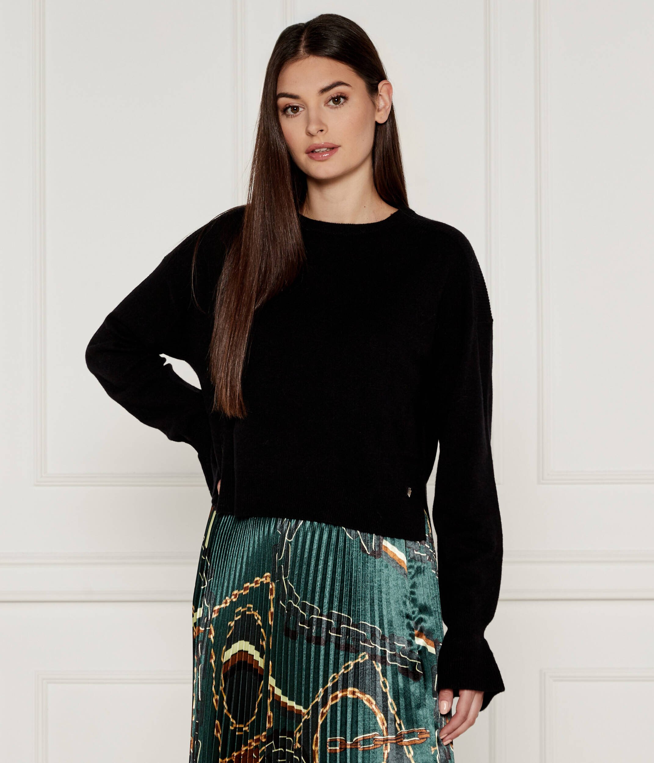 Liu Jo De lână pulover | Cropped Fit cu adaos de cașmir