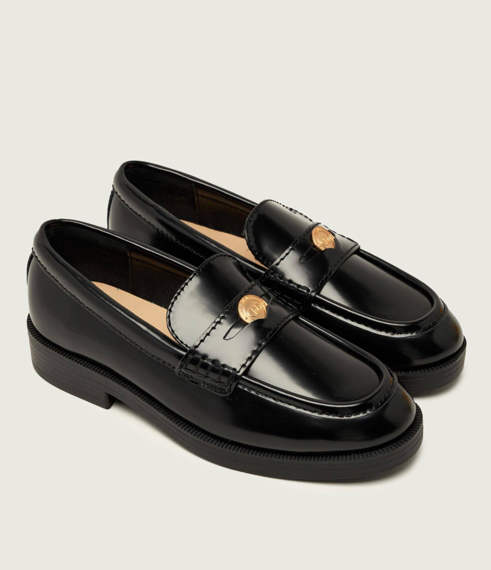 Liu Jo De piele pantofi loafer PREPPY 01