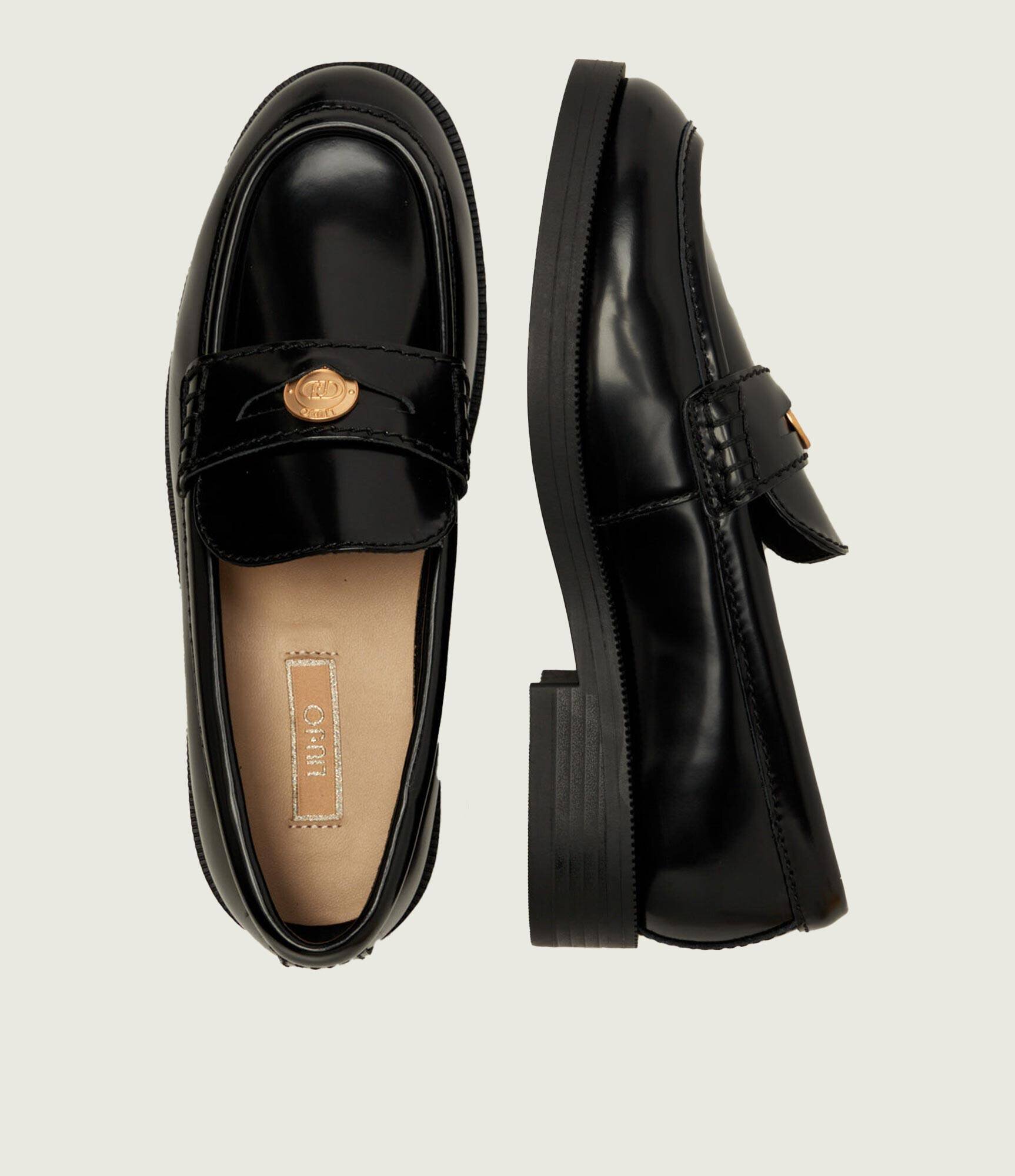 Liu Jo De piele pantofi loafer PREPPY 01
