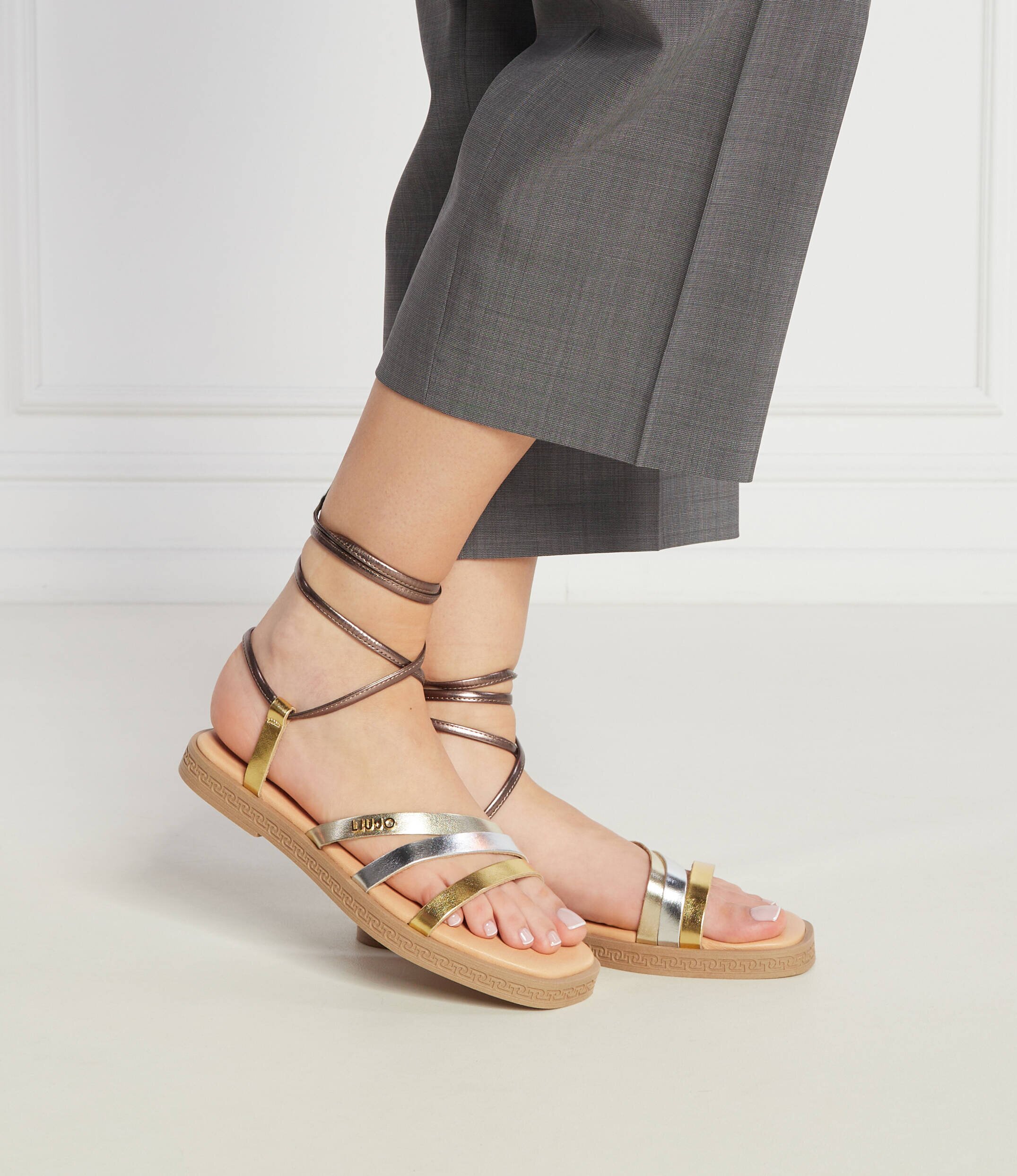 Liu Jo De piele sandale Iman 03