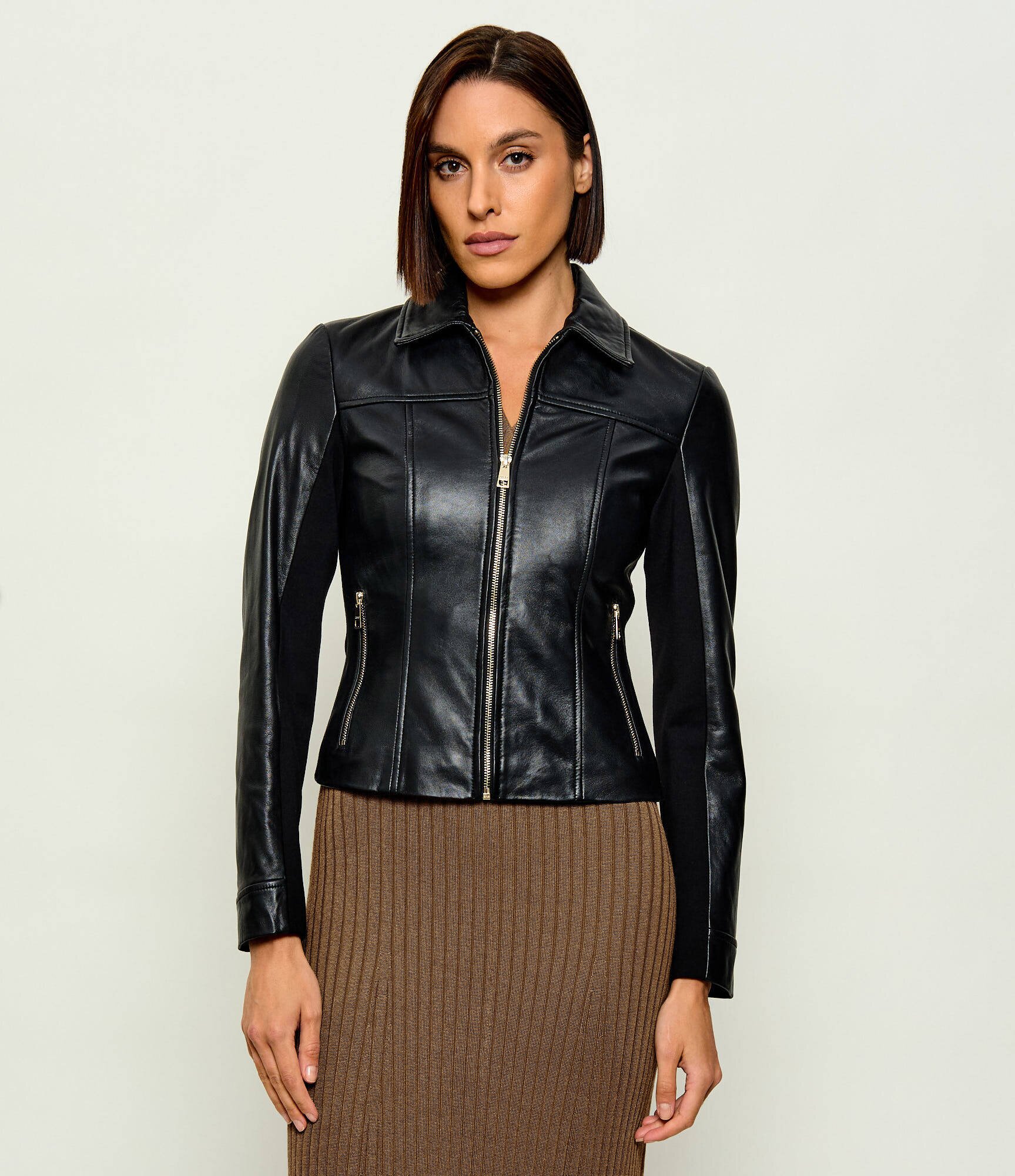 Liu Jo Geacă de piele | Slim Fit