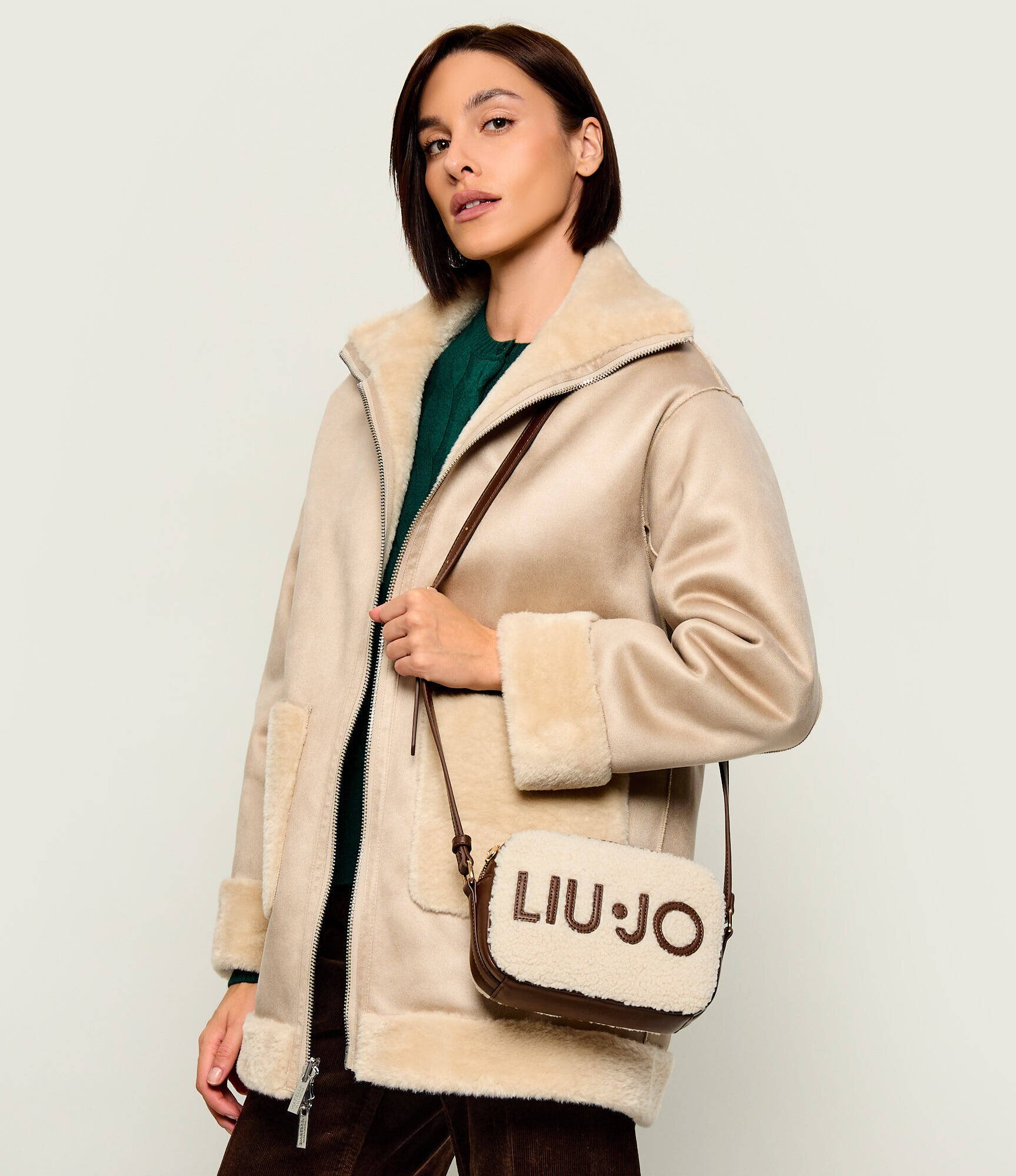 Liu Jo Geantă poștaș Ferielle | shearling