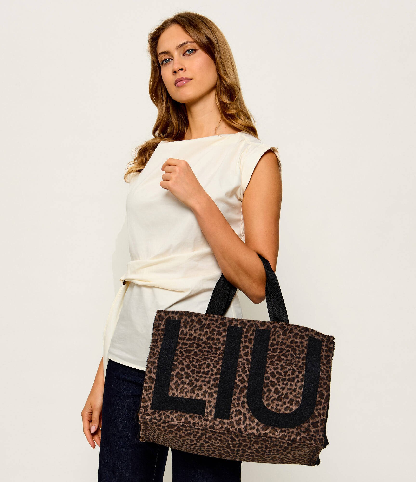Liu Jo Geantă shopper Riccy | shearling