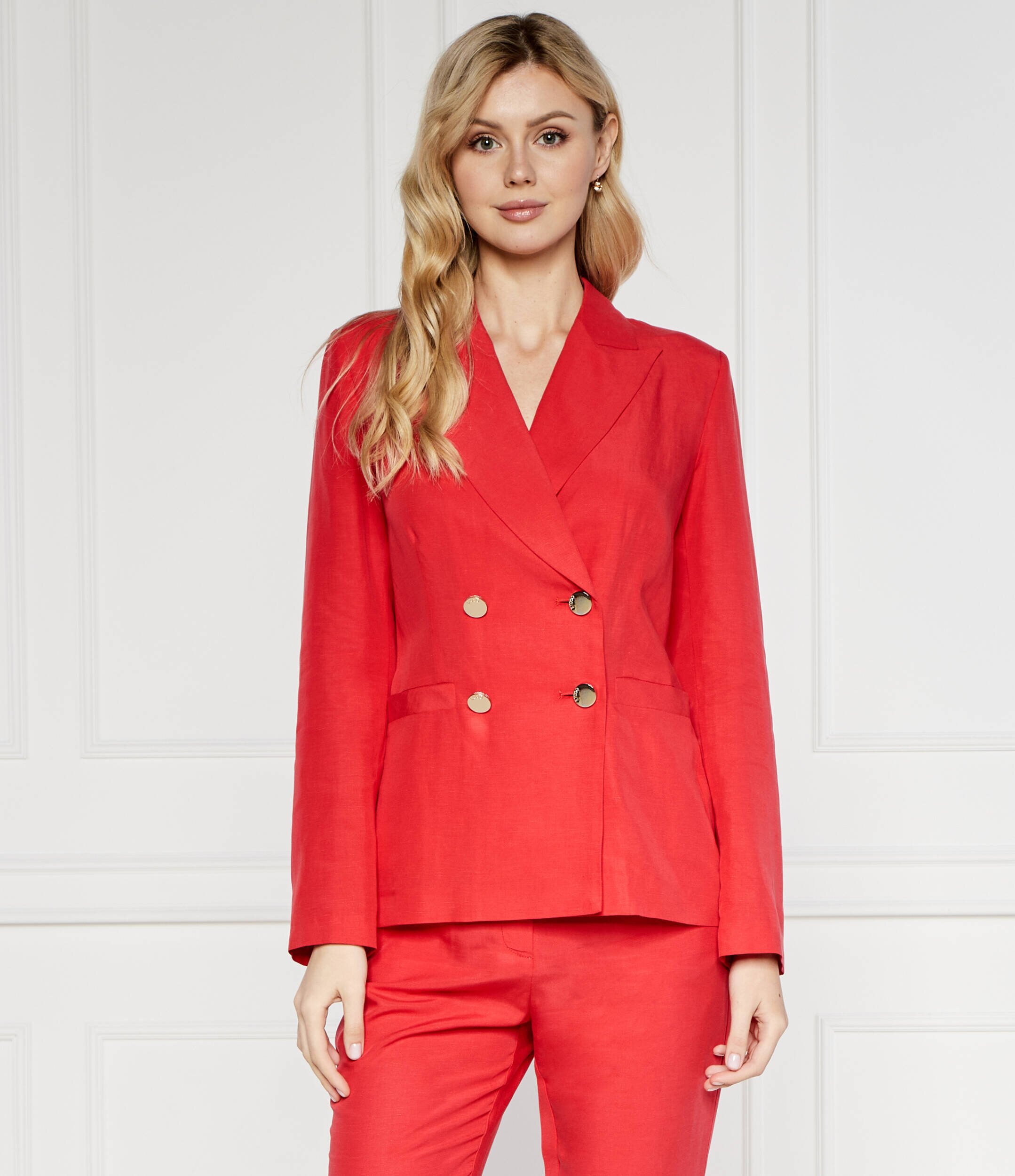 Liu Jo Jachetă | Slim Fit | cu adaos de in