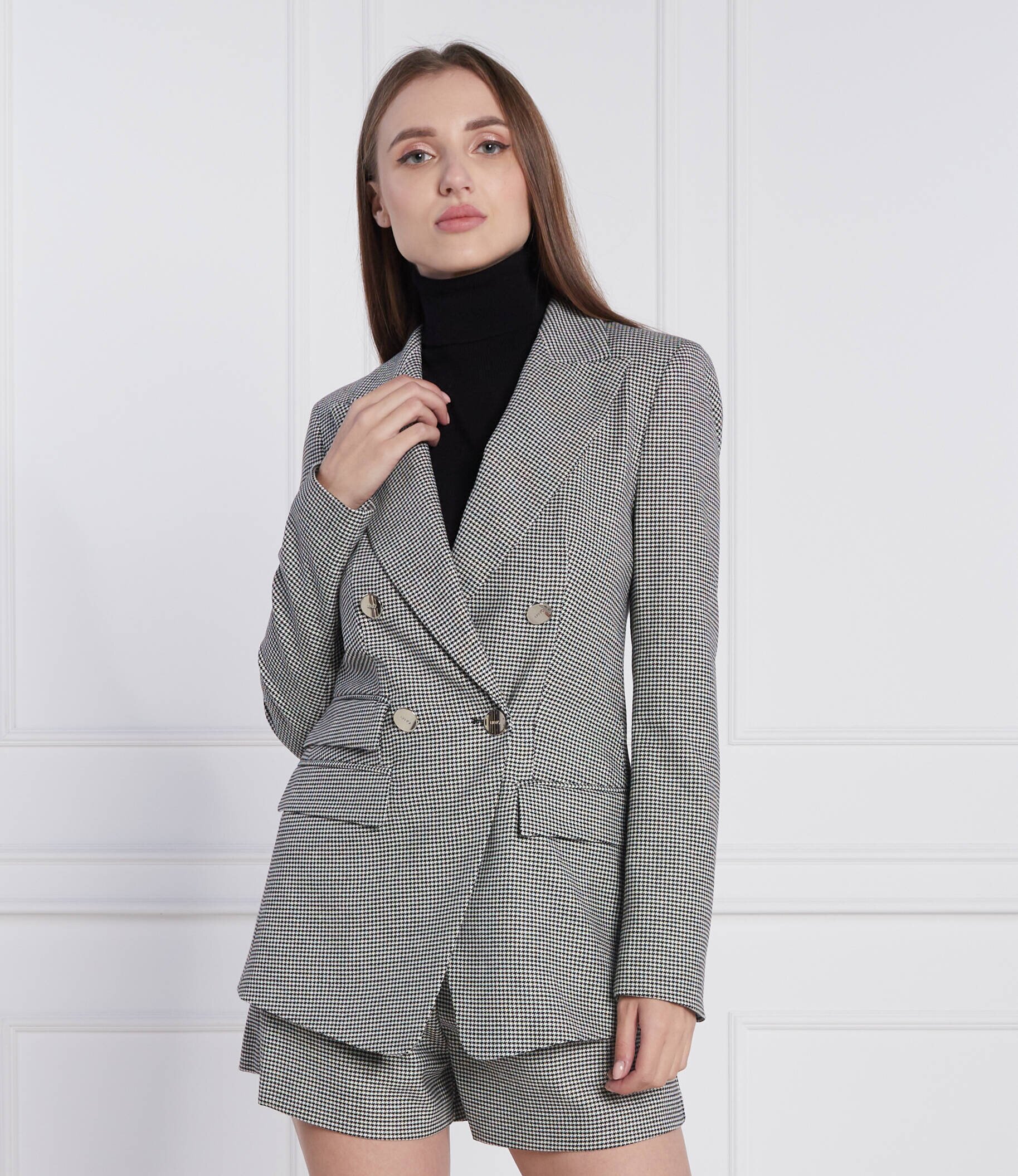 Liu Jo Jachetă | Slim Fit cu adaos de lână